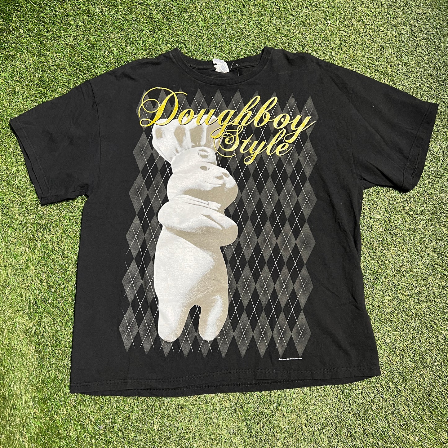 PillsDough Boy Style Graphic Tee Size XL USED v11716