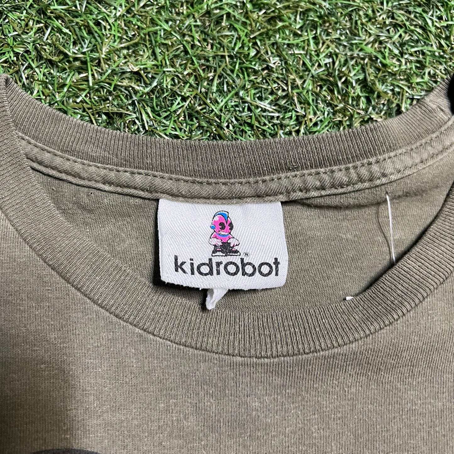 Kidrobot Green Monster Tee Size XL USED v12459