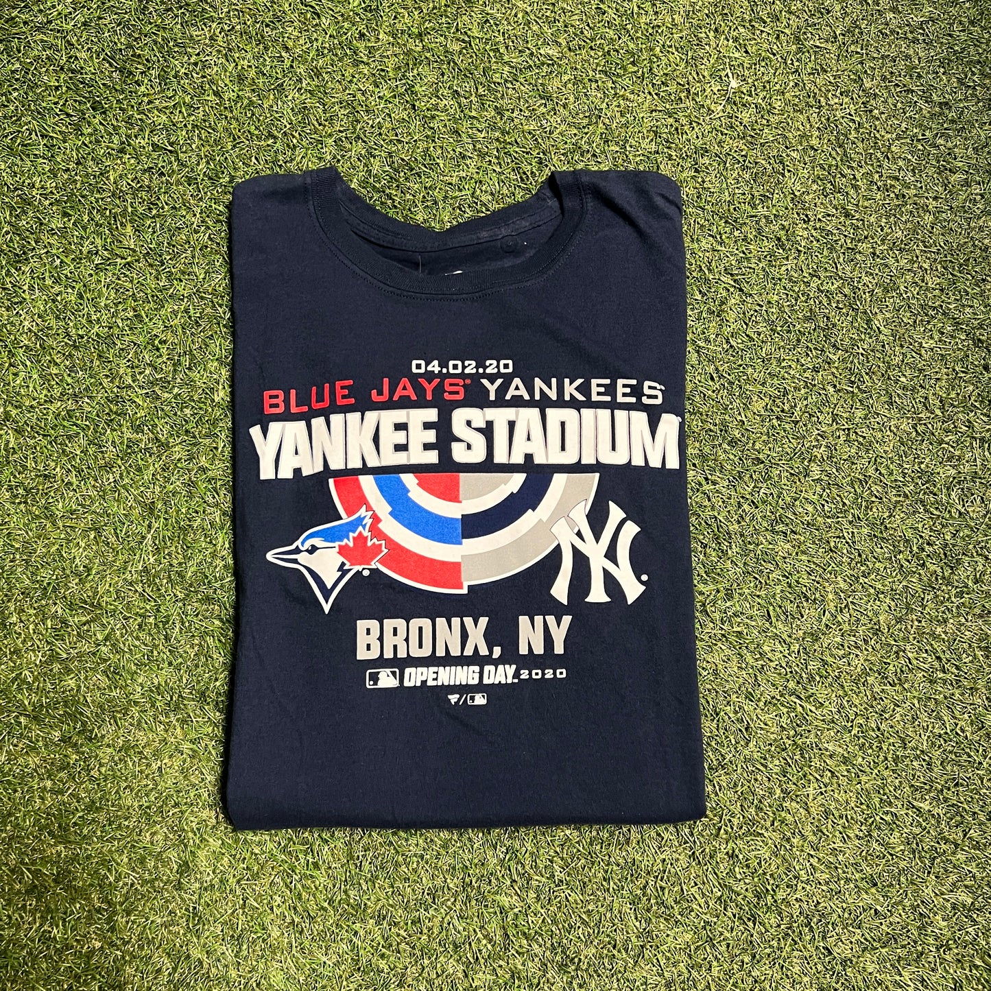 2020 Yankee Stadium Opening Day Size XL USED v12575