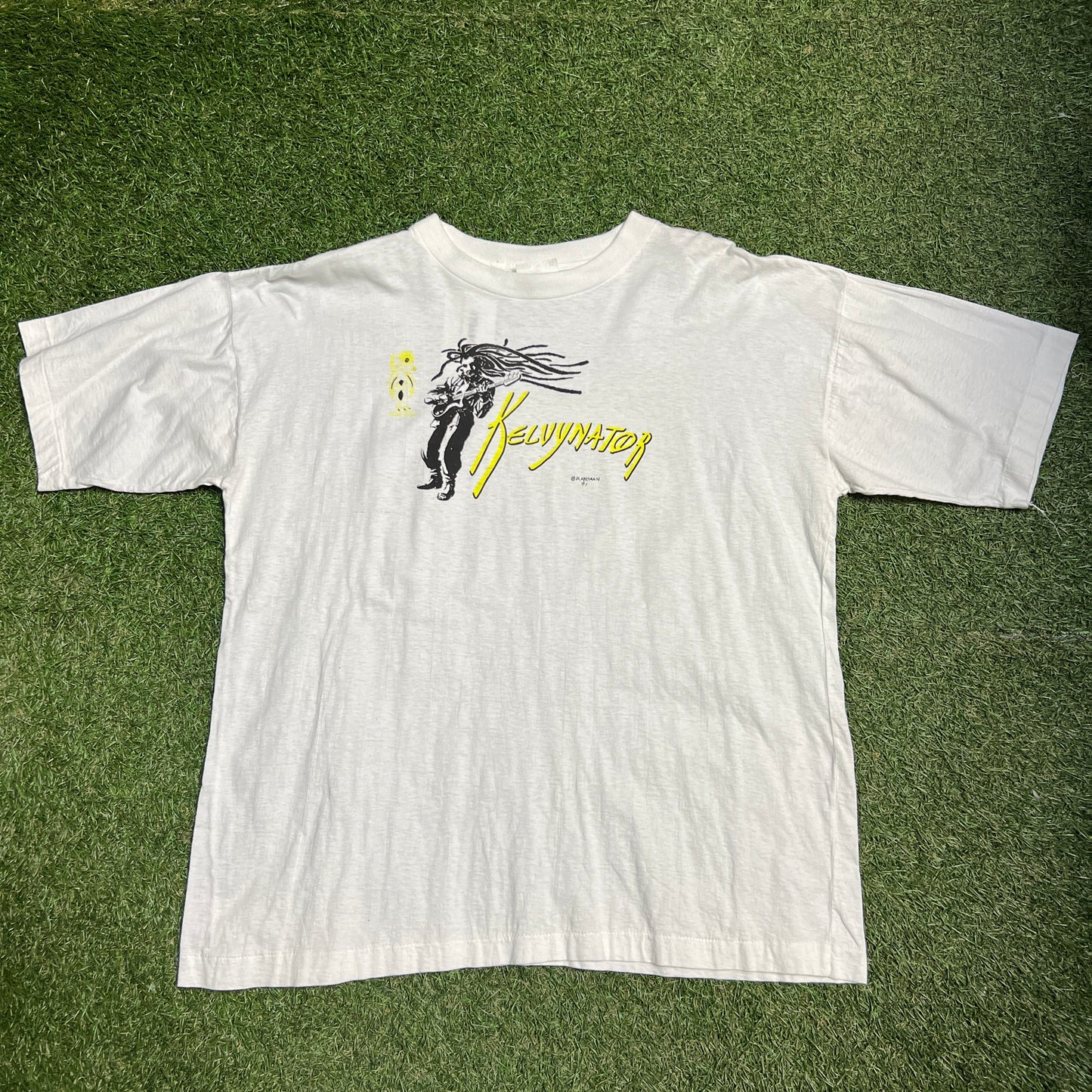 1991 Kelvynator tee white Size XL USED v12154