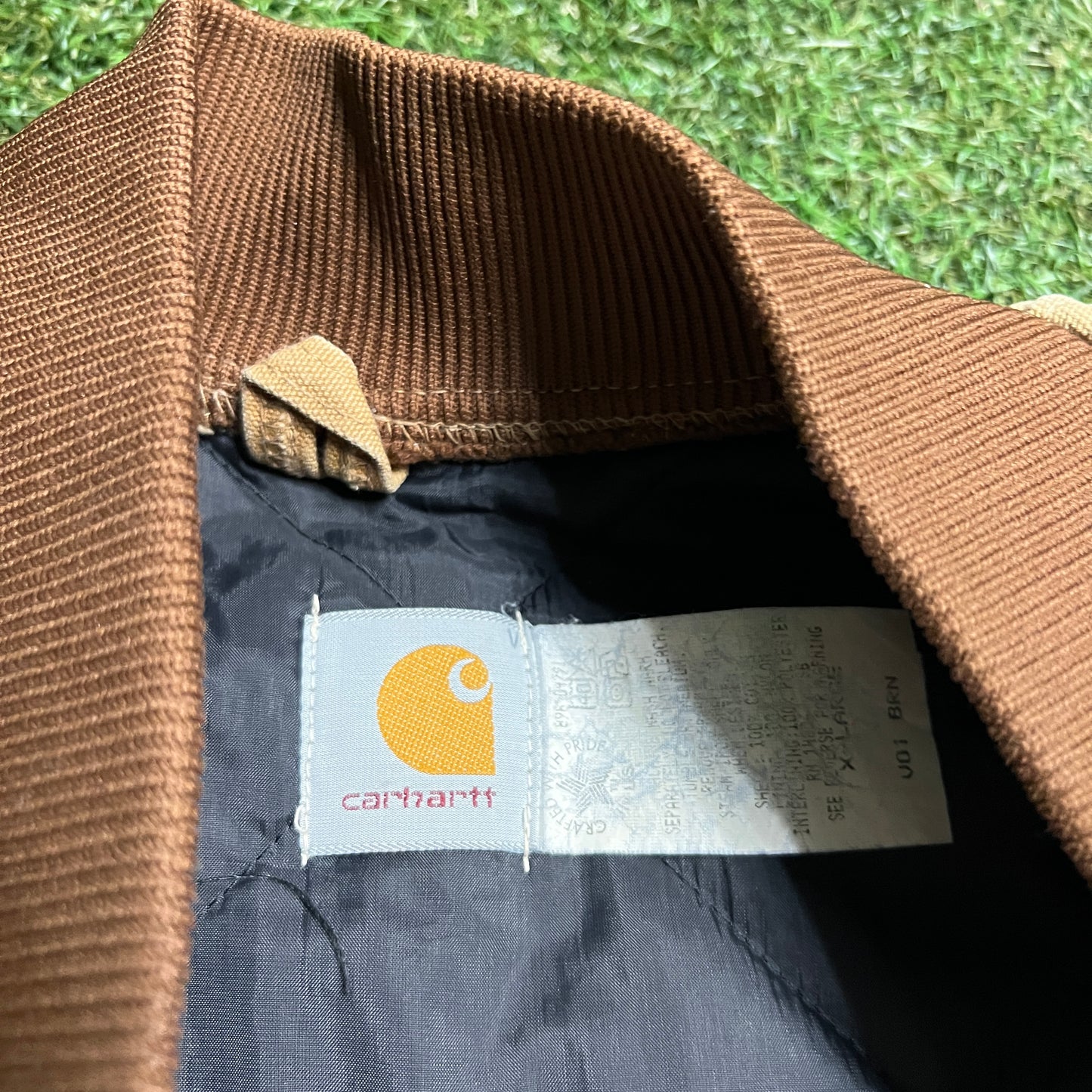 Carhartt Tan Union Made Vest Size XL USED v15235
