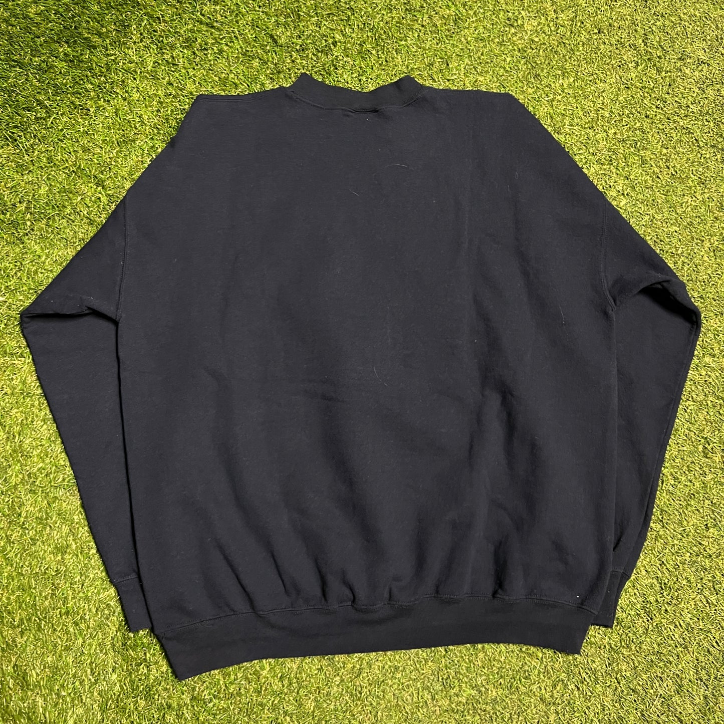 2001 Giants Barber Strahan Sehorn Navy Crewneck Size XL USED 15226