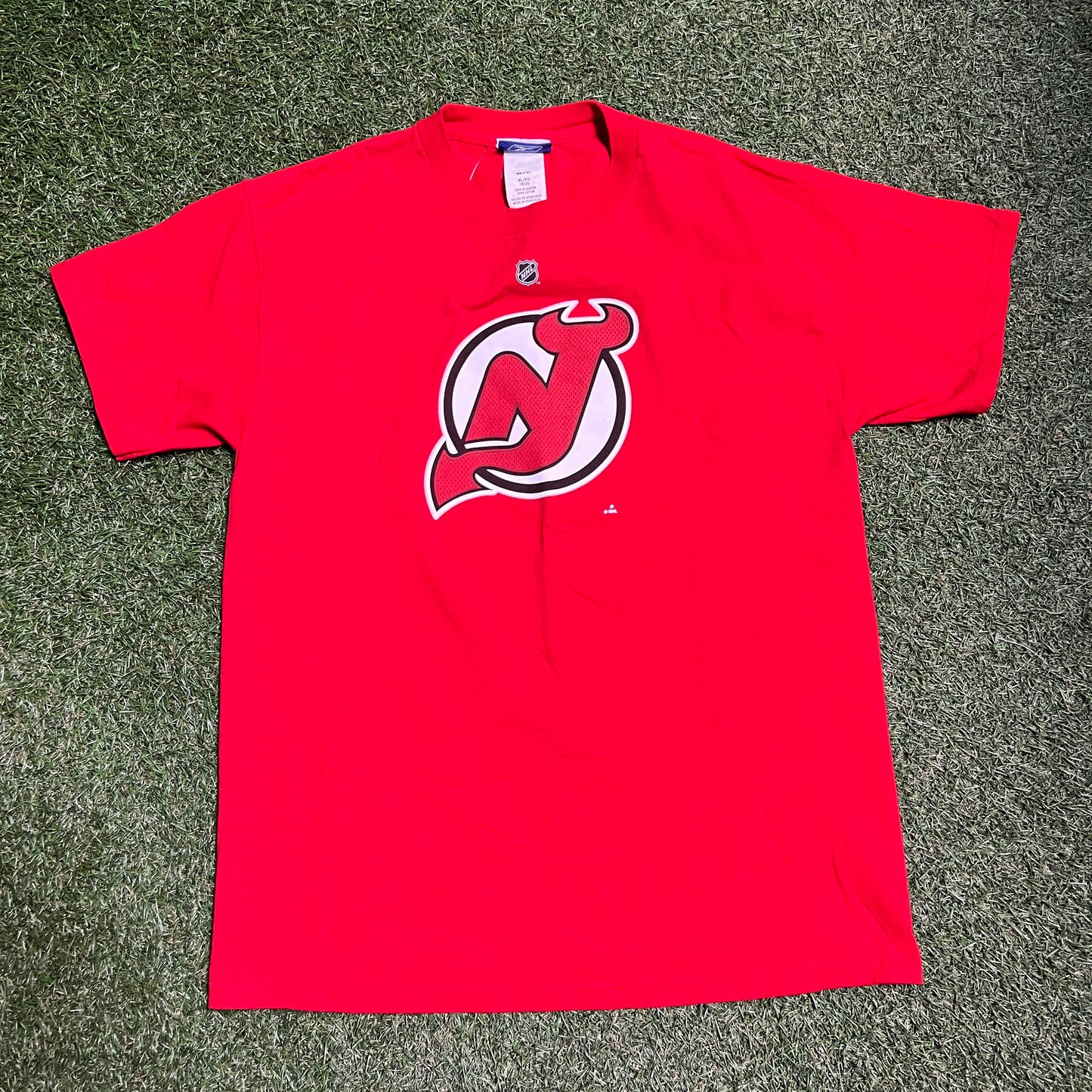 NHL Nj Devils Reebok Tag Size XL Used v12382