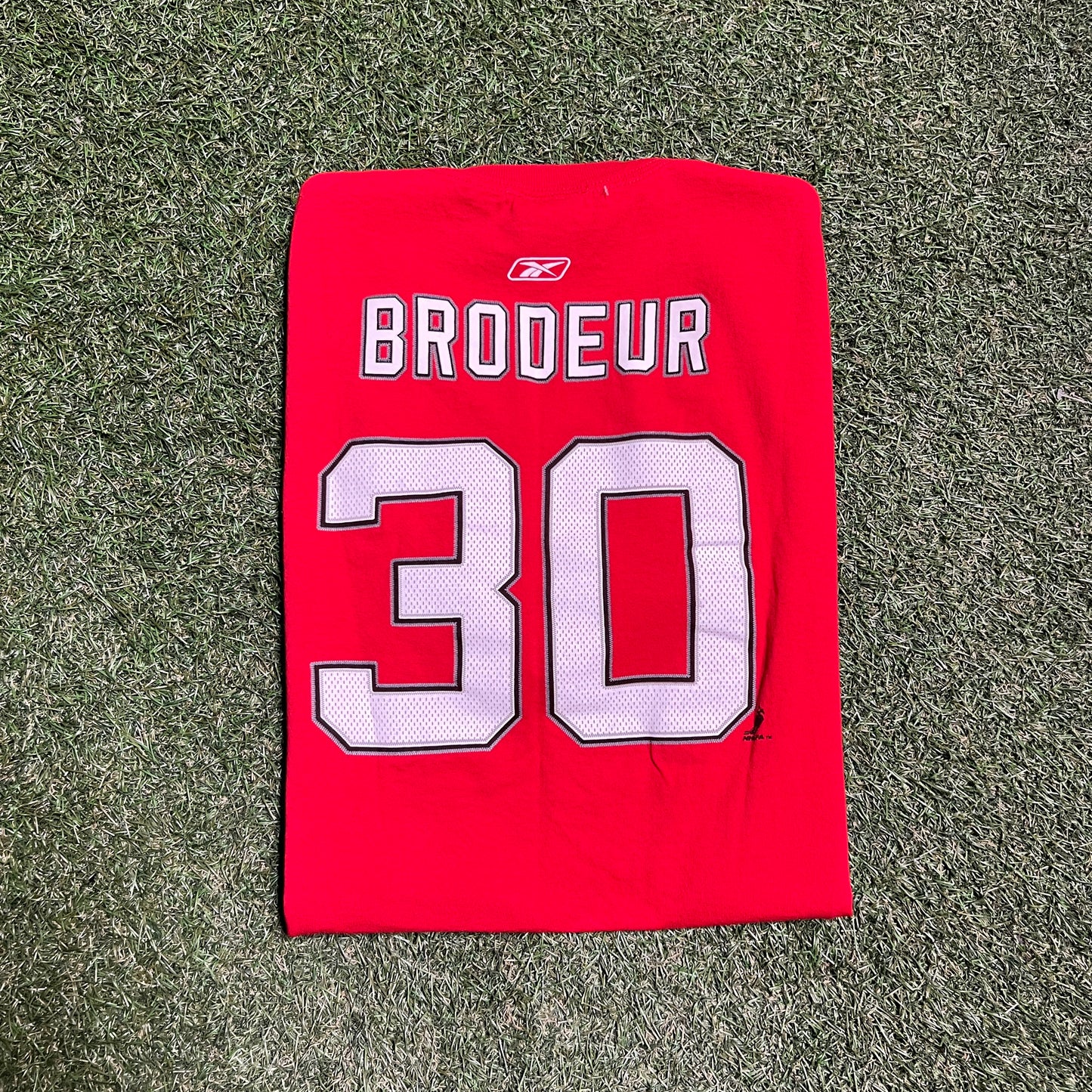 NHL Nj Devils Reebok Tag Size XL Used v12382