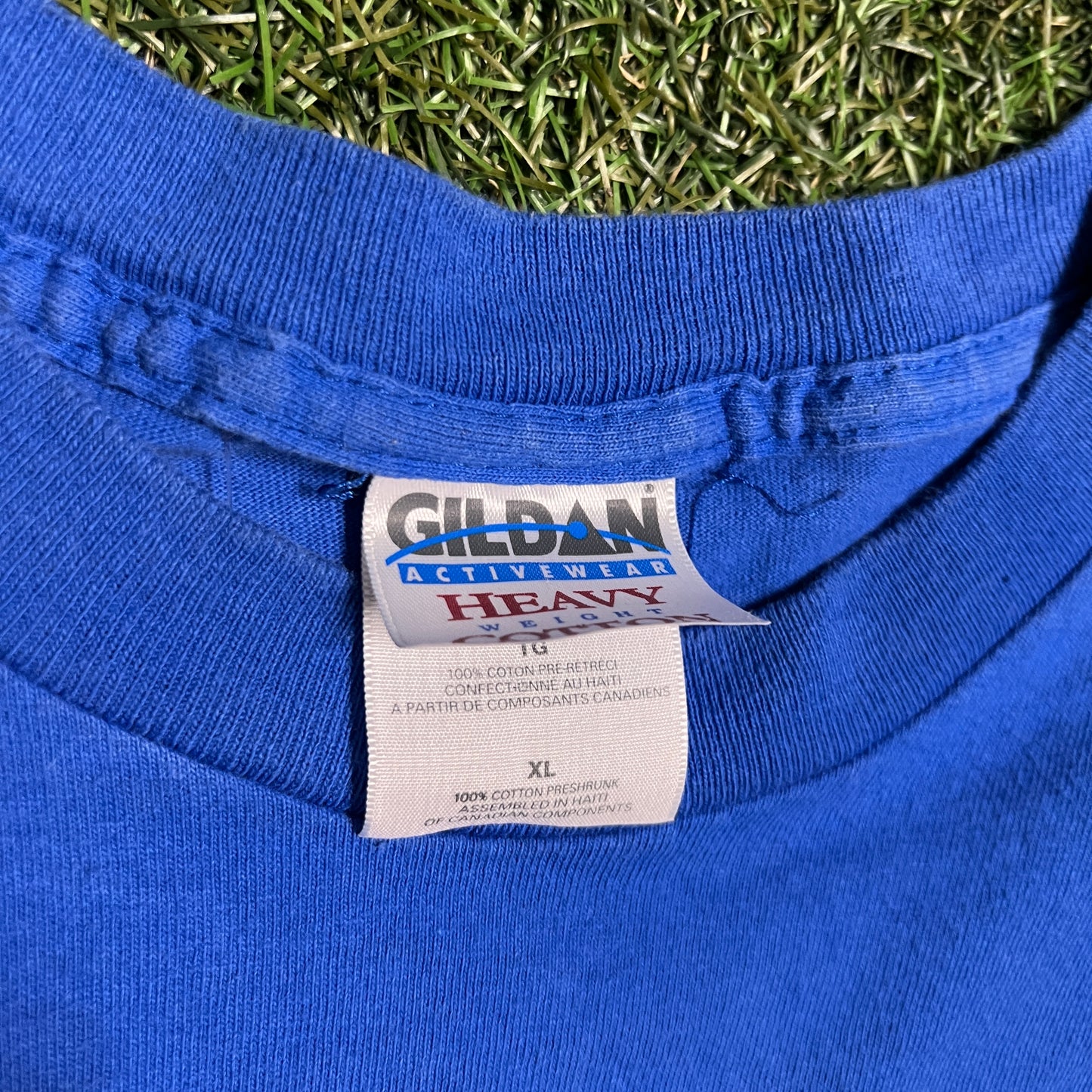 Superman Classic Middle Logo Tee Blue/Red Size XL Used V6512