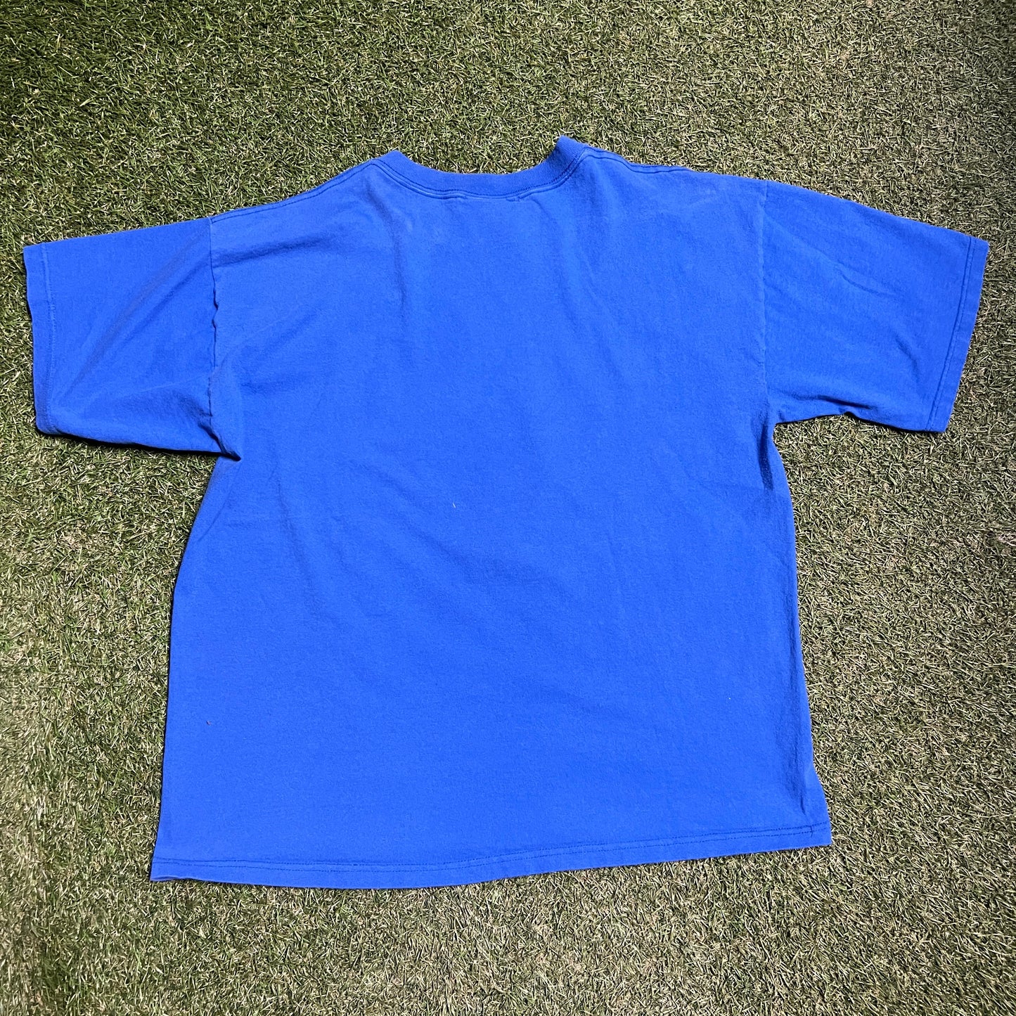 Superman Classic Middle Logo Tee Blue/Red Size XL Used V6512