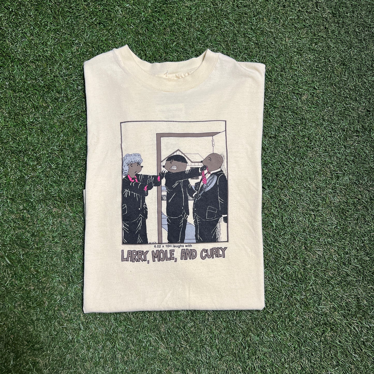 80's The Three Stooges Mice Cream Tee Size Large USED v13574