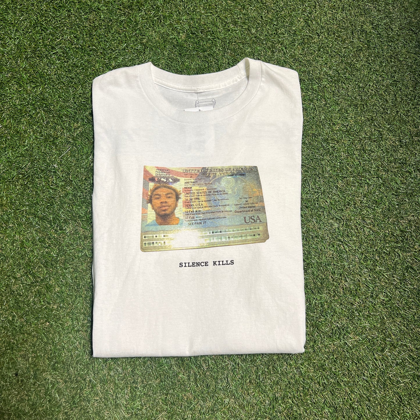 Brockhampton Silence Kills White Tee Size XL USED v1979
