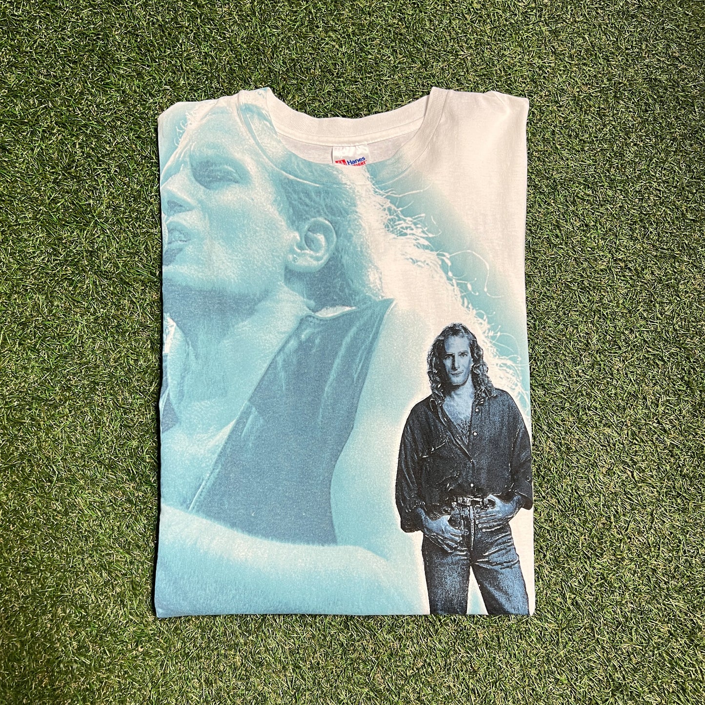 Michael Bolton 1994 Tour Full Print Tee Size XL USED v8654
