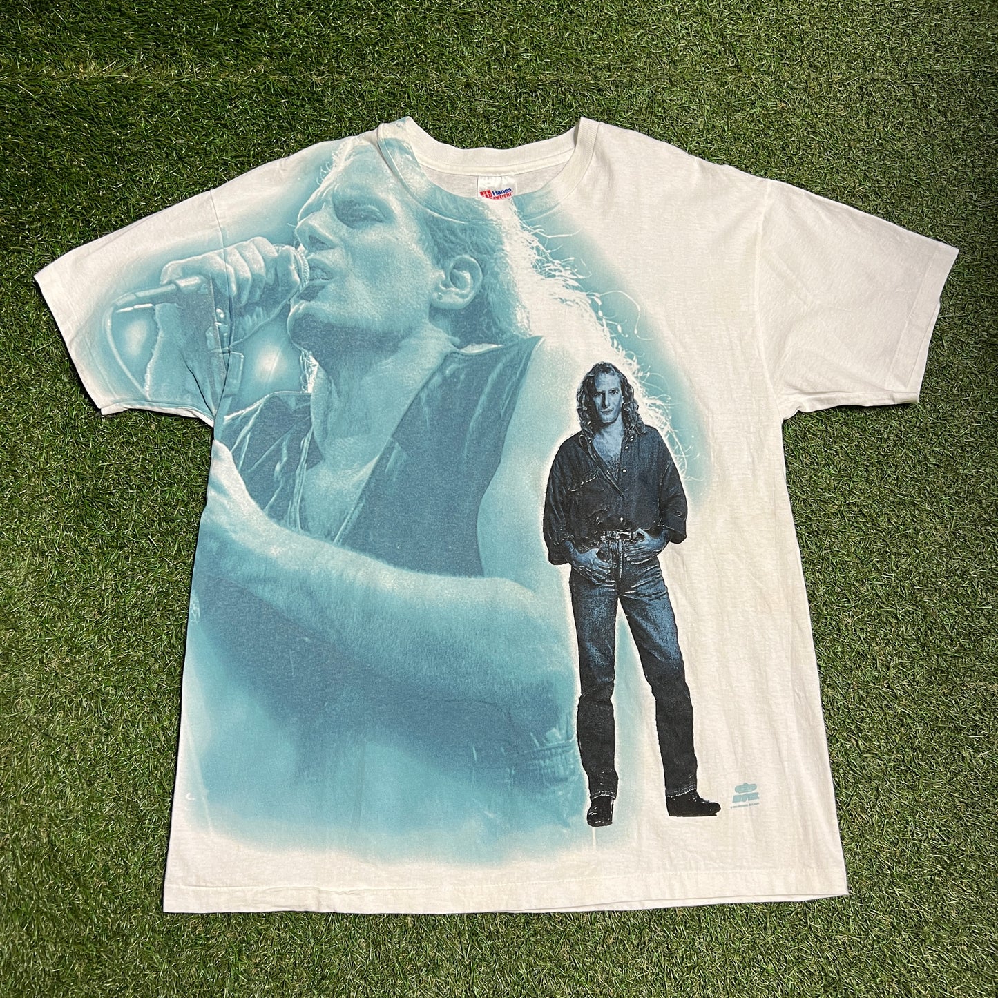 Michael Bolton 1994 Tour Full Print Tee Size XL USED v8654