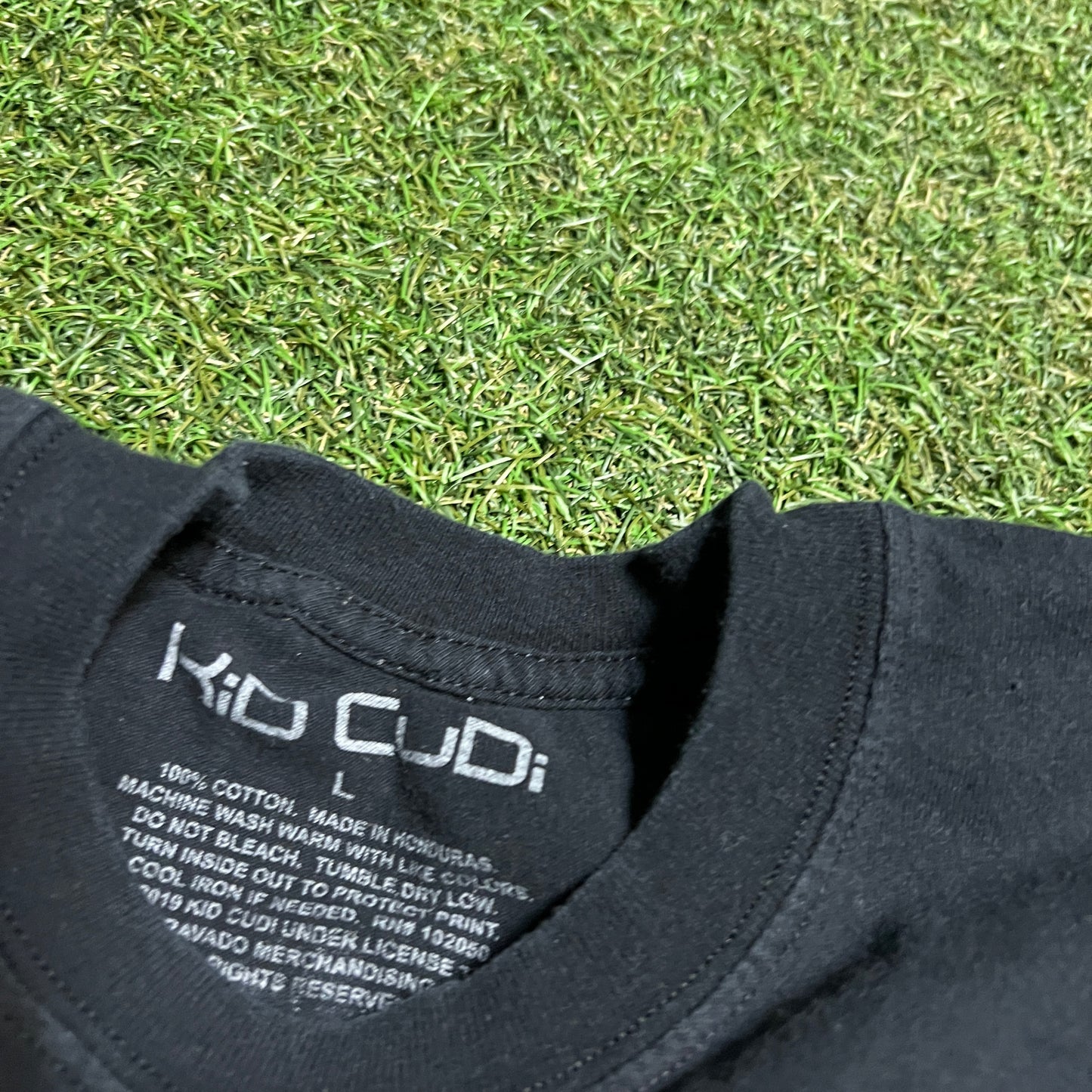 Kid Cudi Man on the Moon Black Art Tee Size Large USED x12727