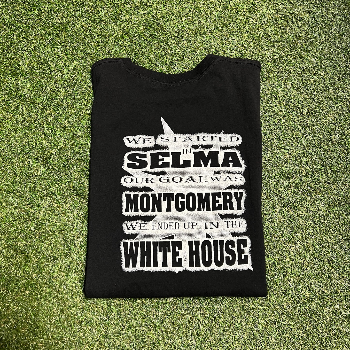50th anniversary selma to montgomery tee black Size XL USED v12610