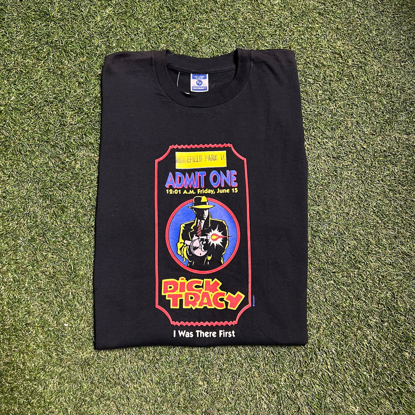 Dick tracy ridgefield park tee black rp tag Size XL USED v12319