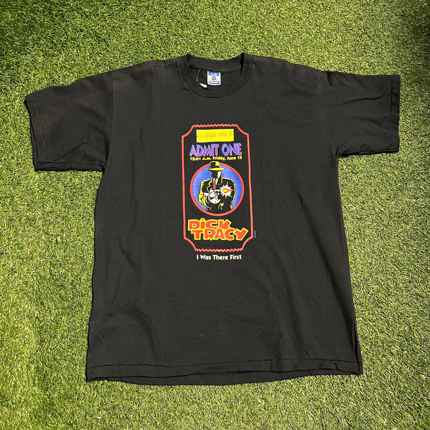 Dick tracy ridgefield park tee black rp tag Size XL USED v12319
