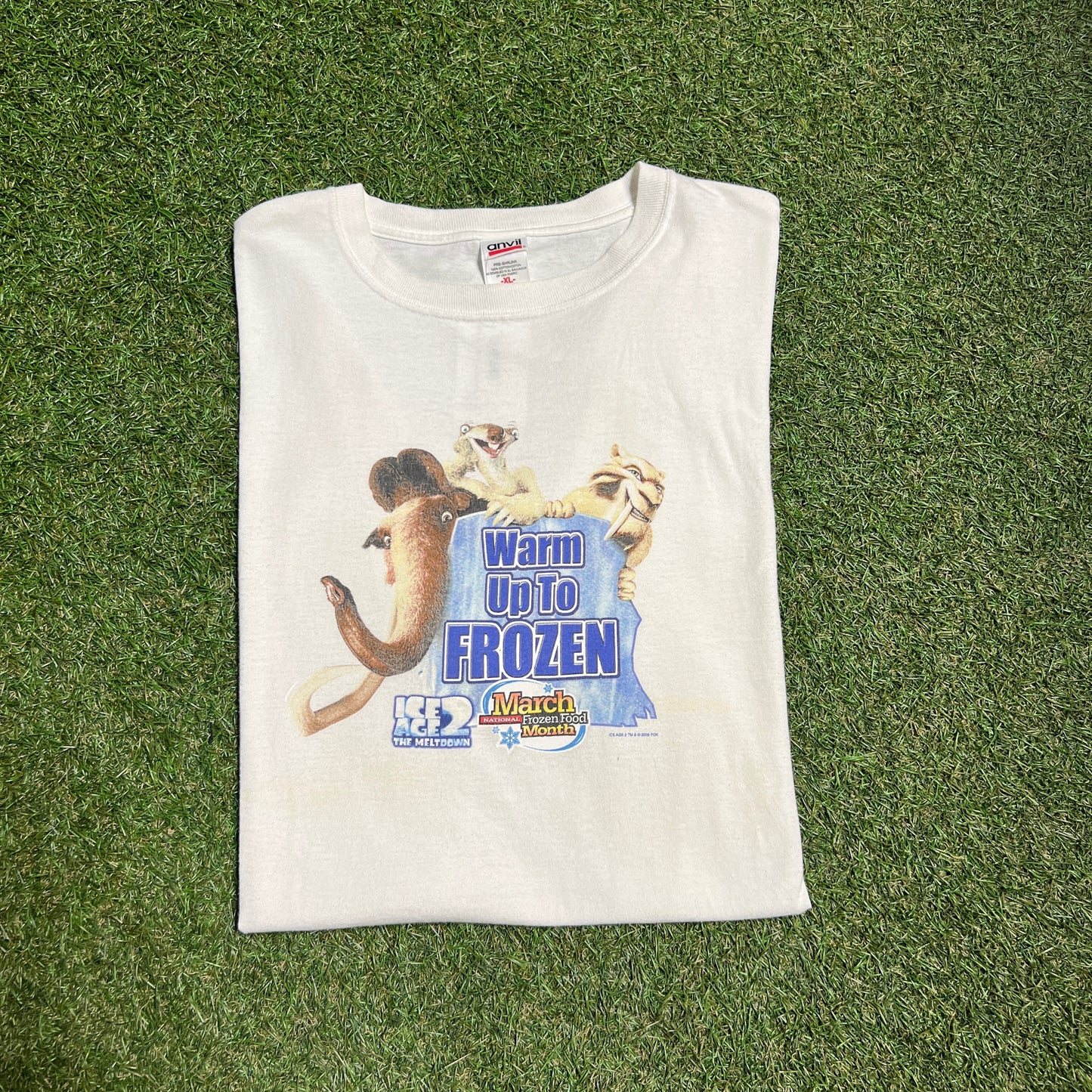 Ice Age Two 2005 Promo Tee Size XL USED v6050