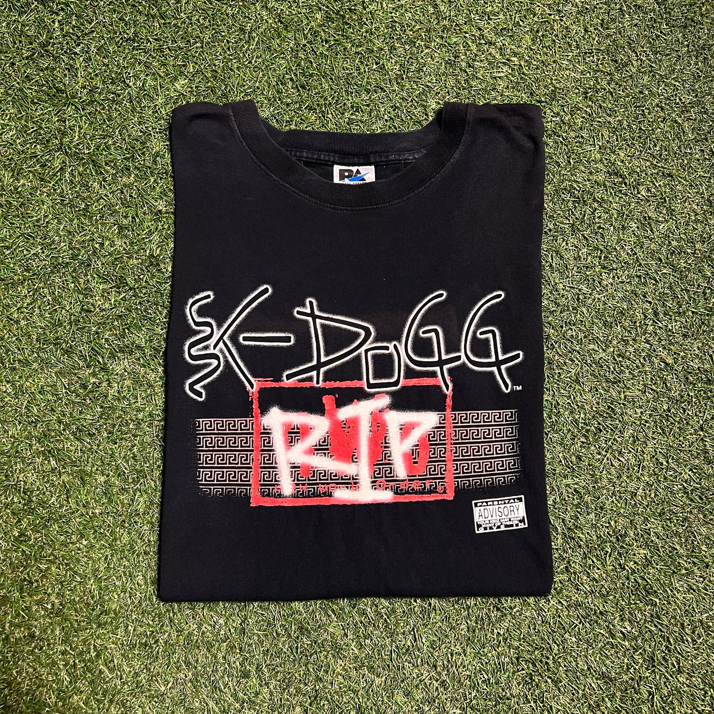 K-dogg NWO wwf tee black Size XL USED v12784