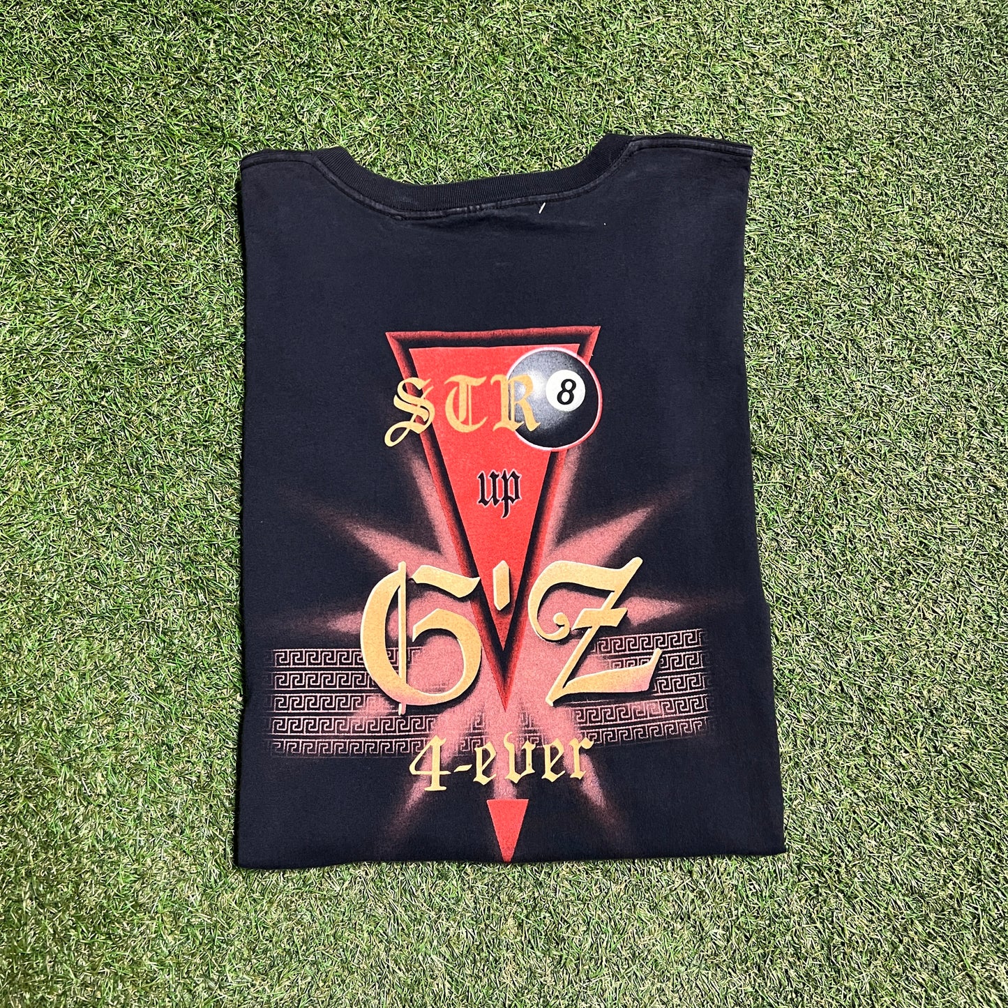 K-dogg NWO wwf tee black Size XL USED v12784