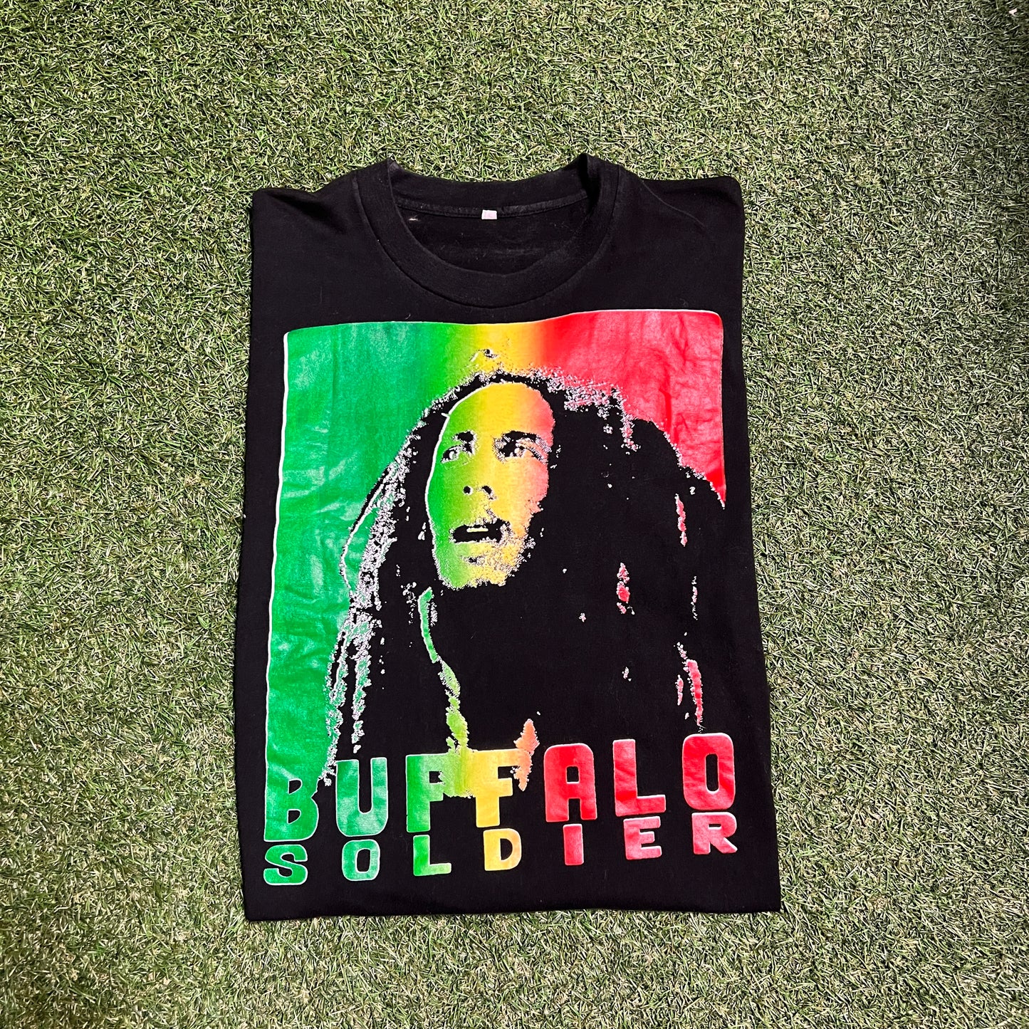 Bob Marley Buffalo Soldier Tee Size XL USED v11683