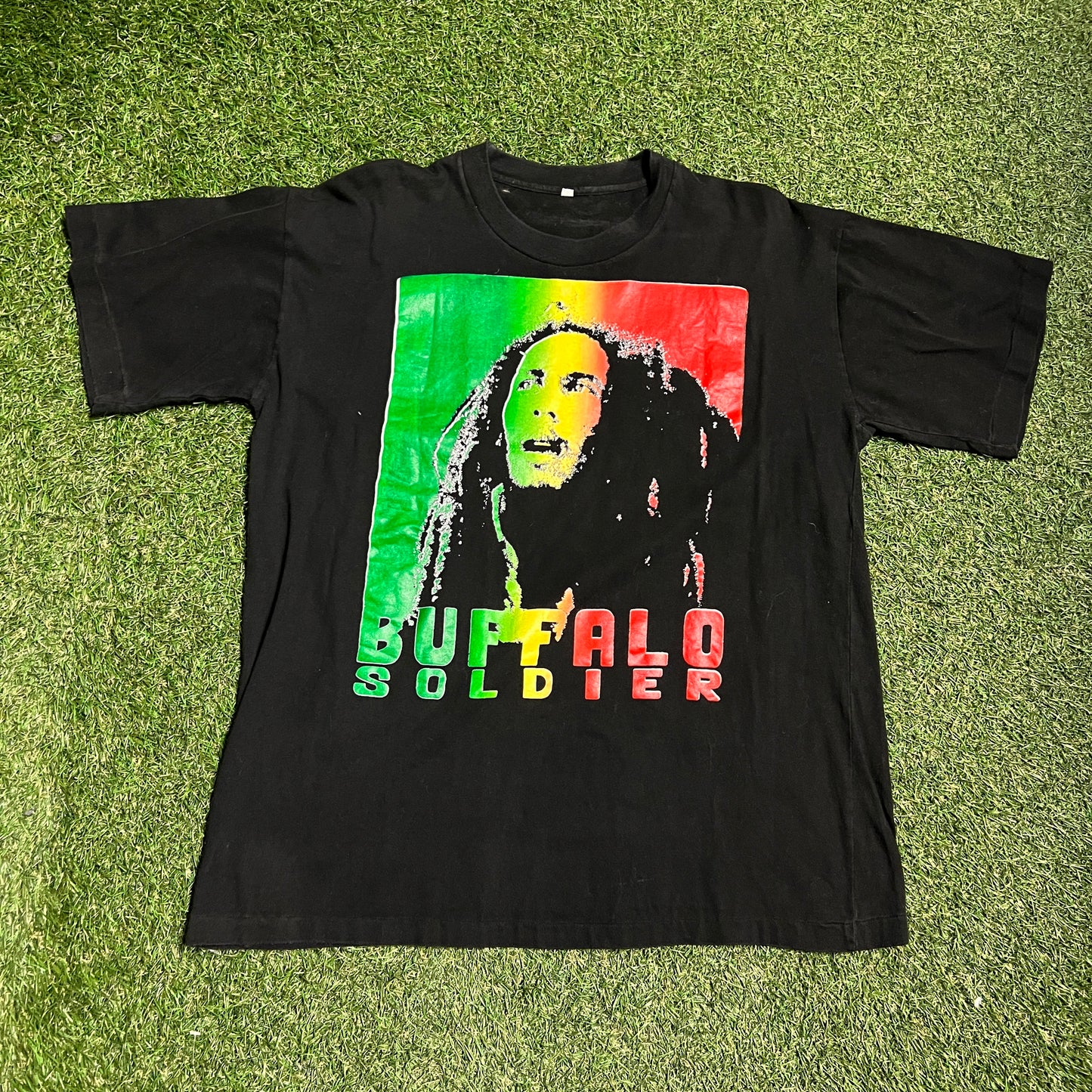 Bob Marley Buffalo Soldier Tee Size XL USED v11683