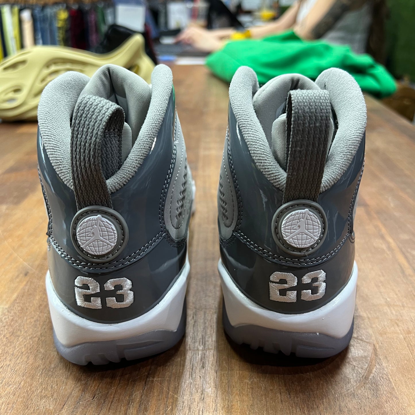 Jordan 9 Cool Grey (2025) Size 4Y NEW s16336