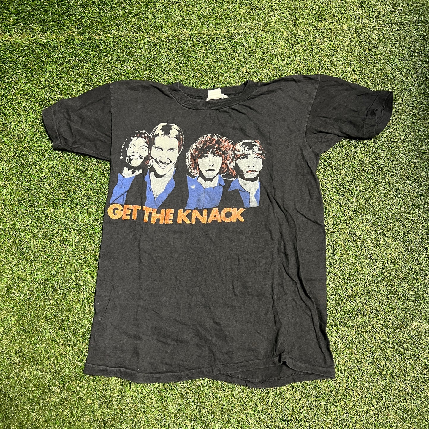 1970 Get the knack tee black Size XS USED v14129