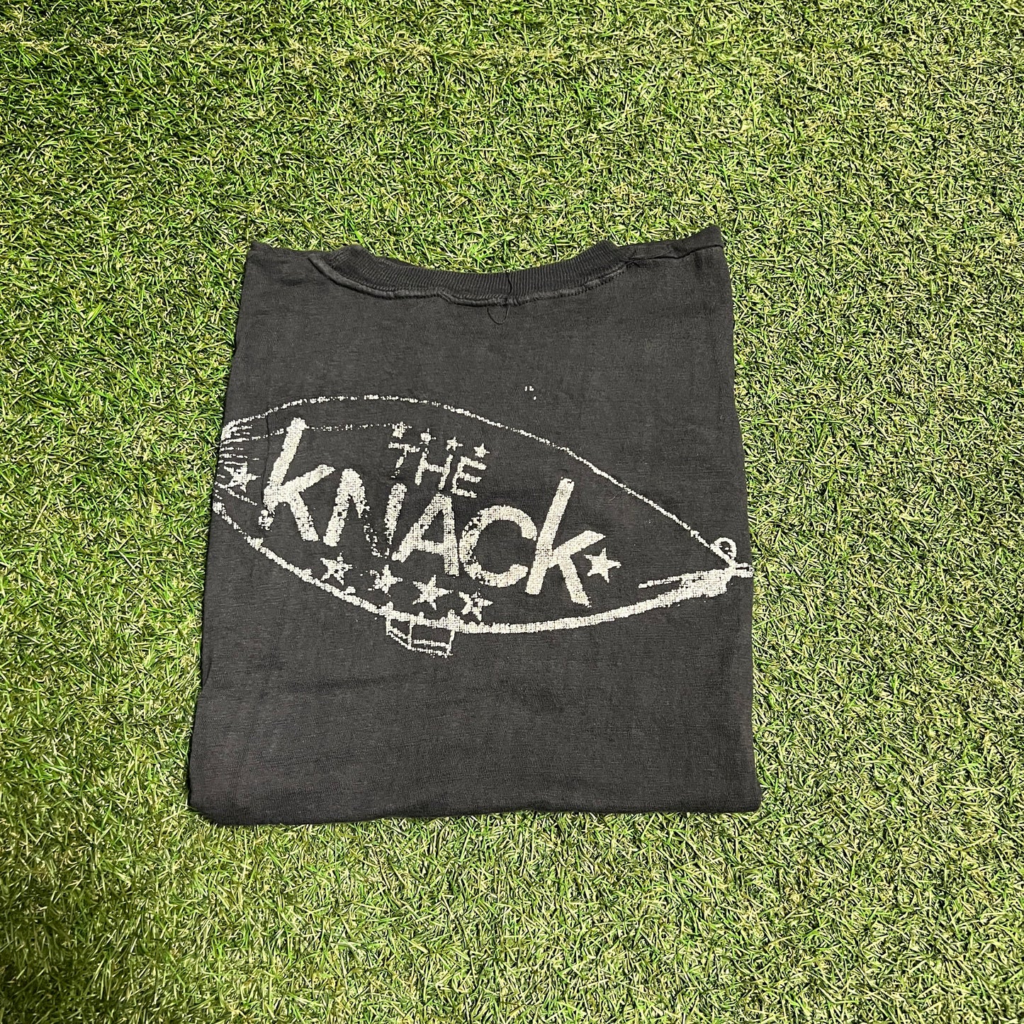 1970 Get the knack tee black Size XS USED v14129
