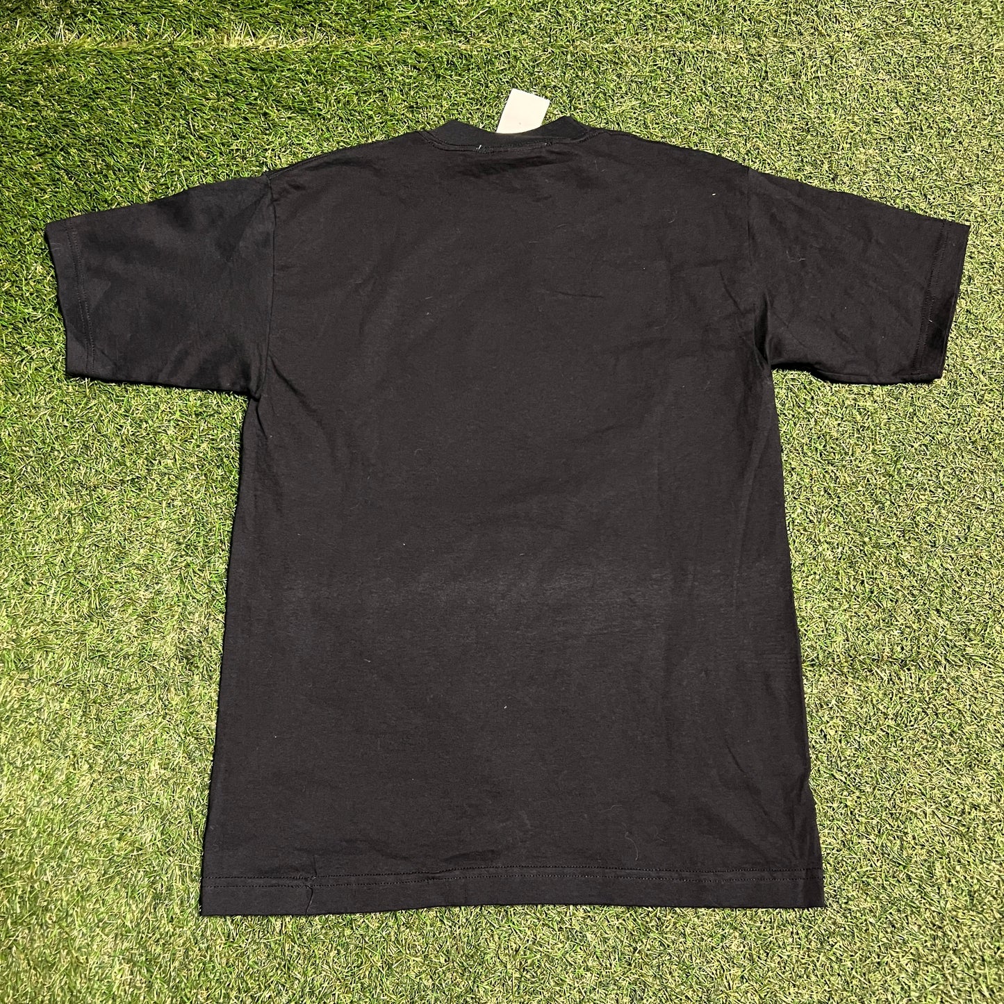 1998 WCW Goldberg Vinyl Patch Logo Black Tee Size Medium NEW v15332