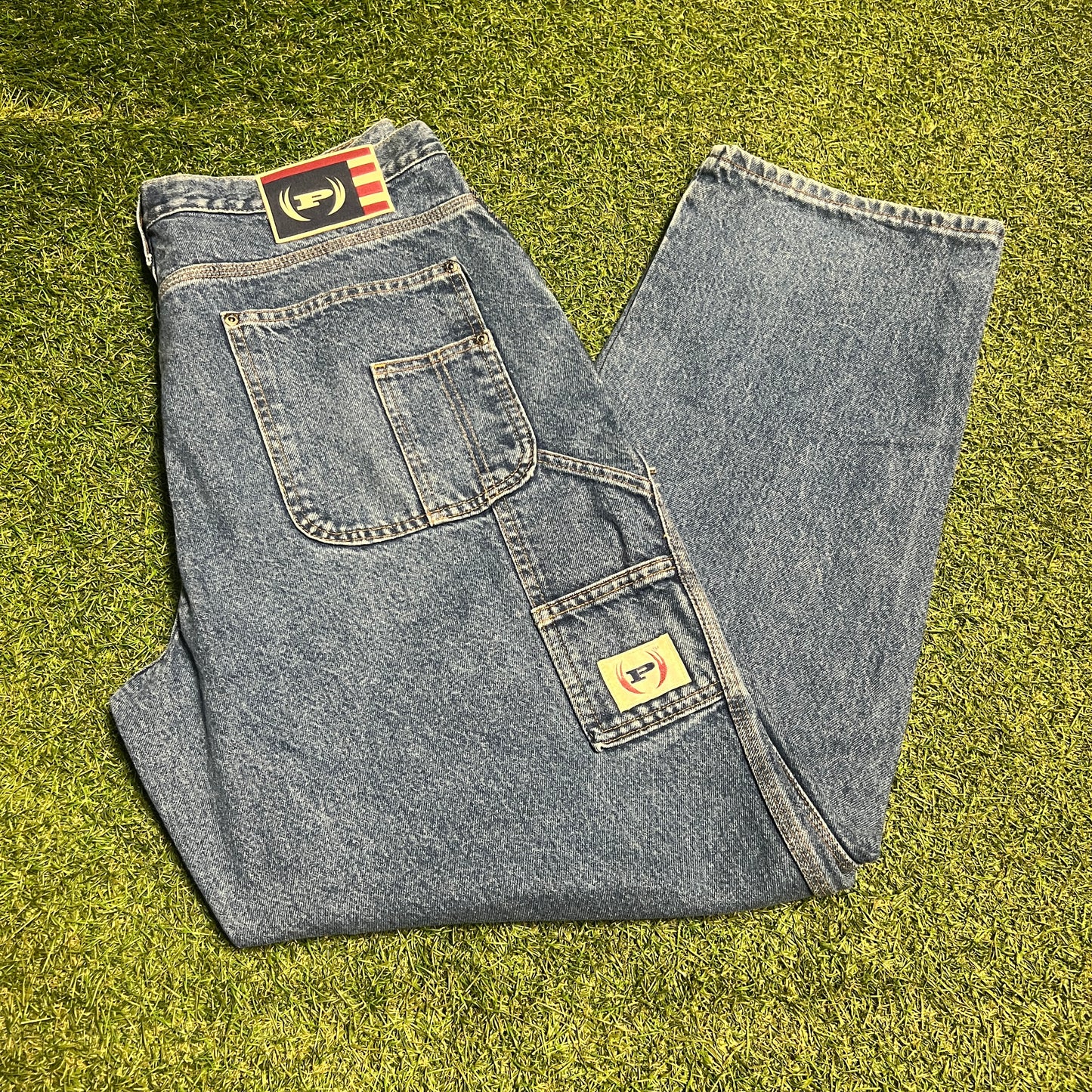 Phat Farm Blue Jeans Size 34 USED v15333