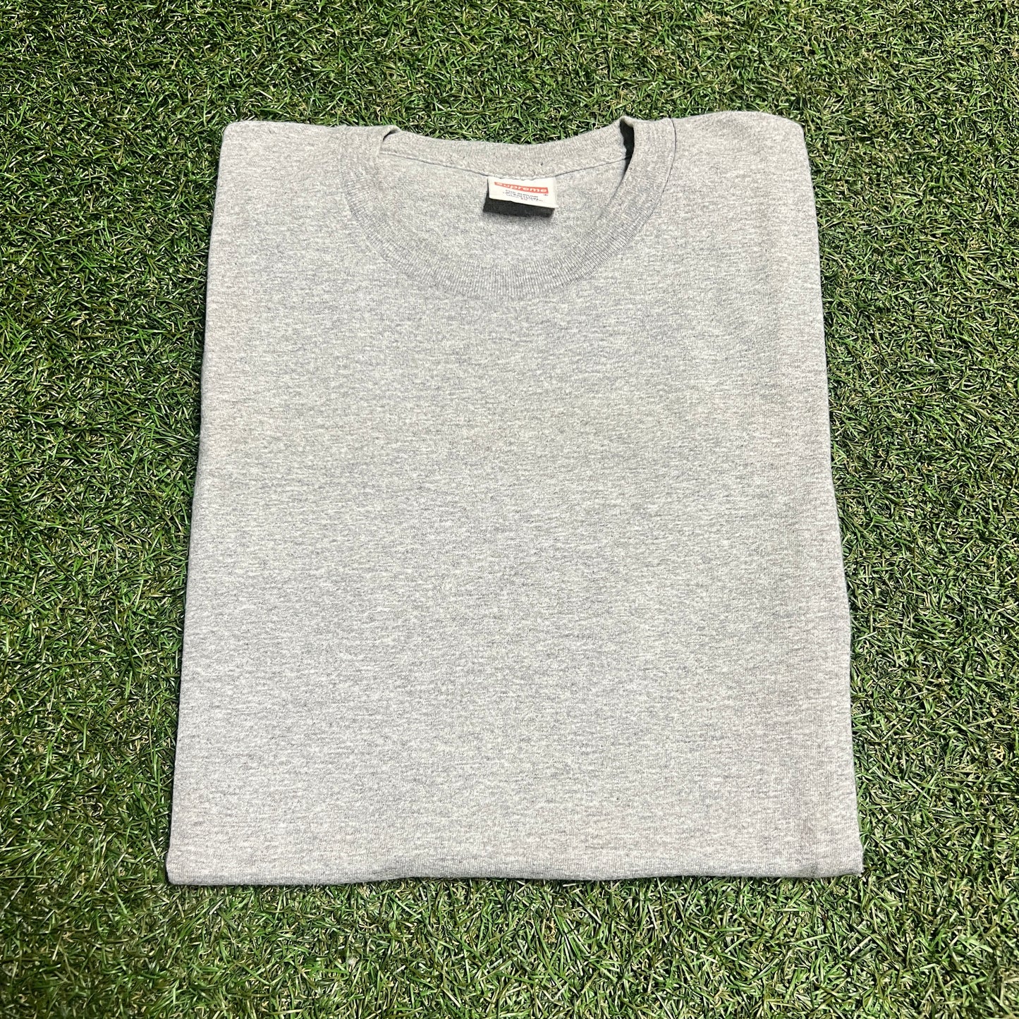 Supreme Skyscaper 2017 Grey Tee Size Medium USED x12779