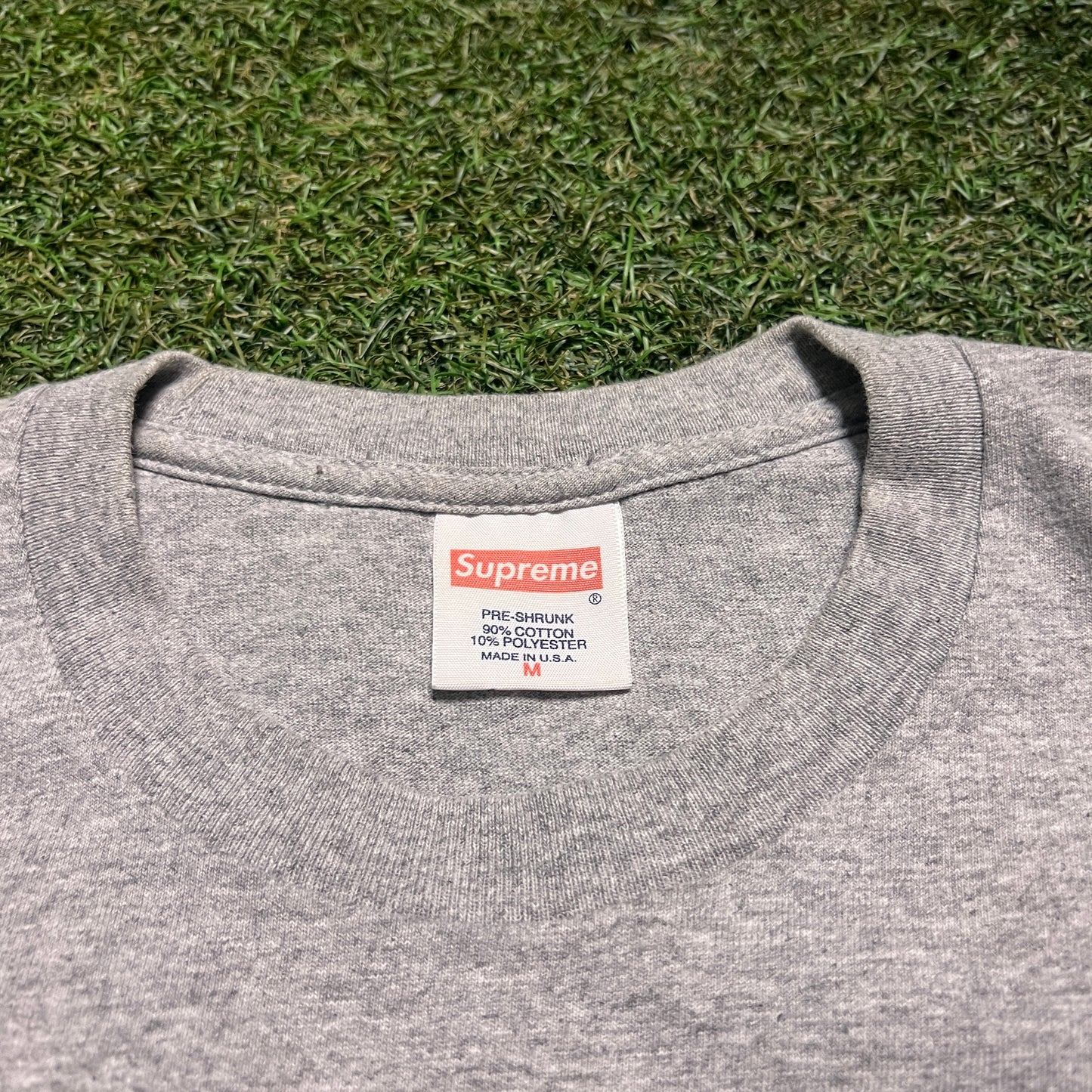 Supreme Skyscaper 2017 Grey Tee Size Medium USED x12779