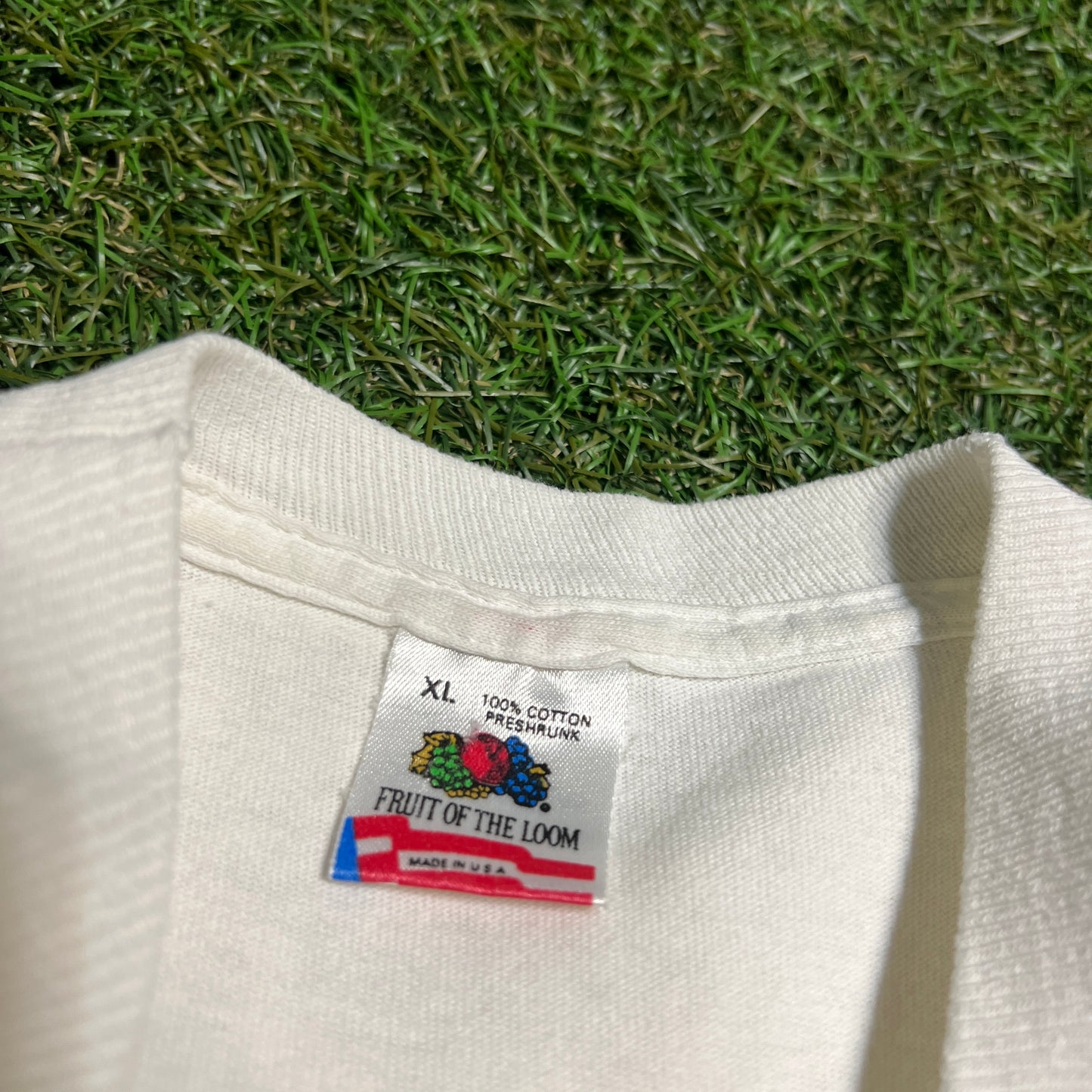 1990 Cincinnati Reds Nasty Boys White Tee Size XL USED v14242