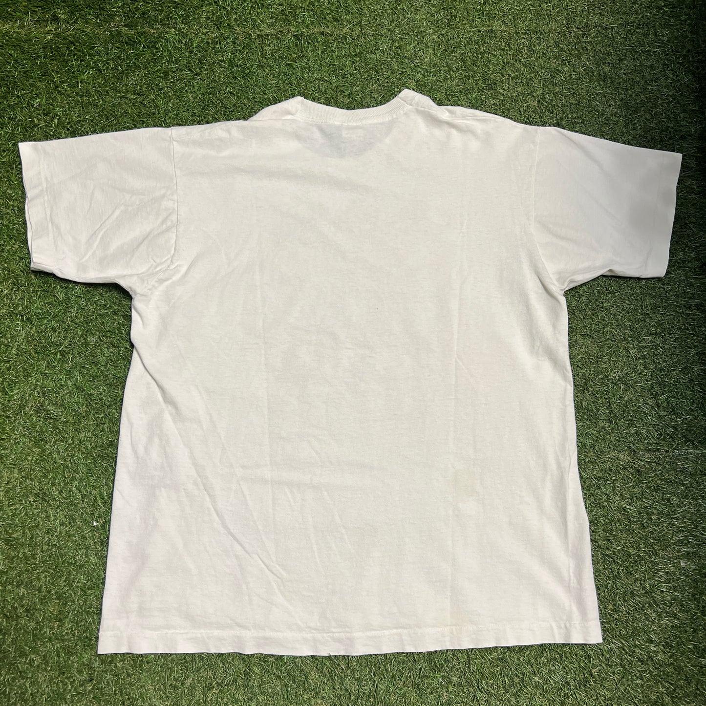 1990 Cincinnati Reds Nasty Boys White Tee Size XL USED v14242