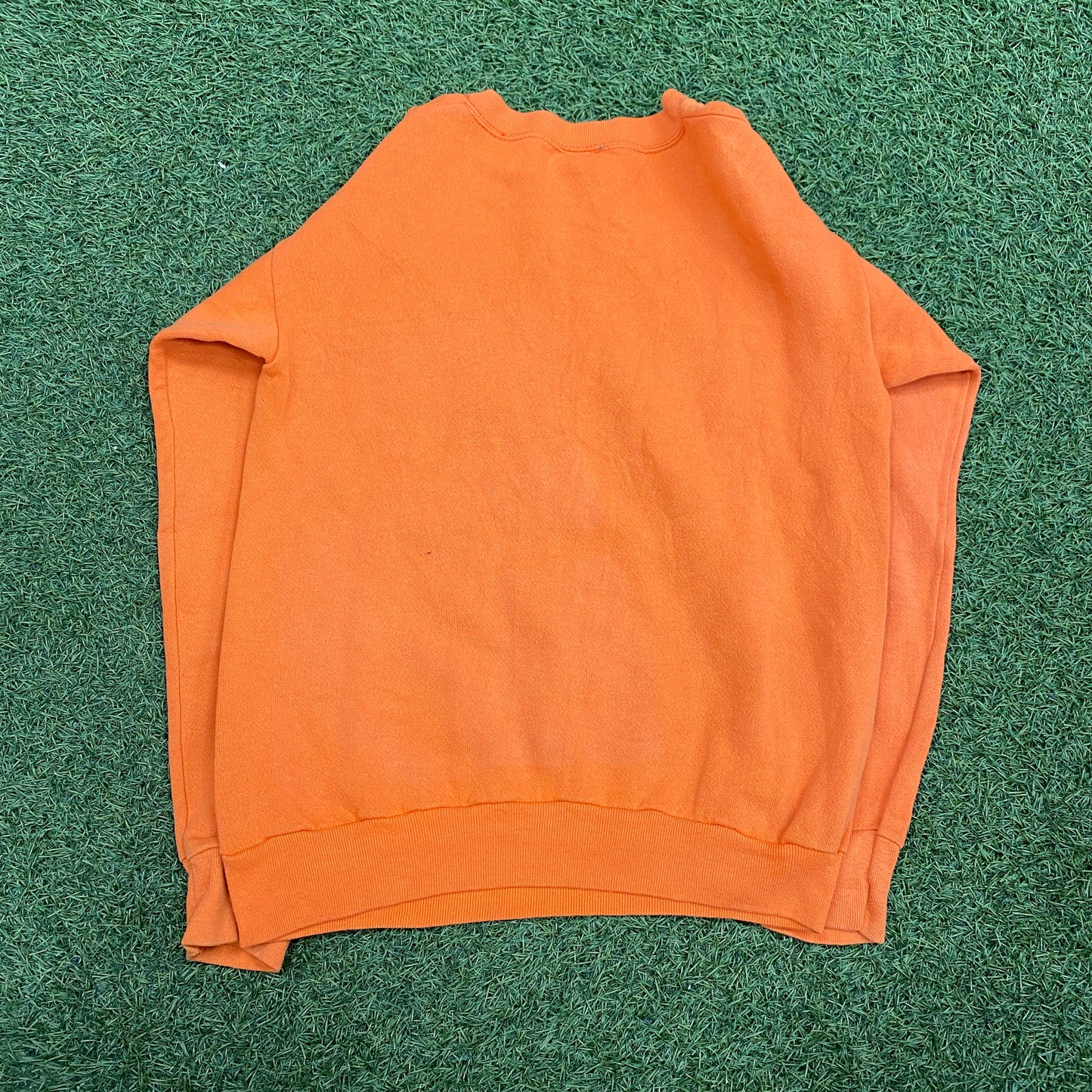 1990s Clemson Tigers Logo Orange Crewneck Size Small USED v14879
