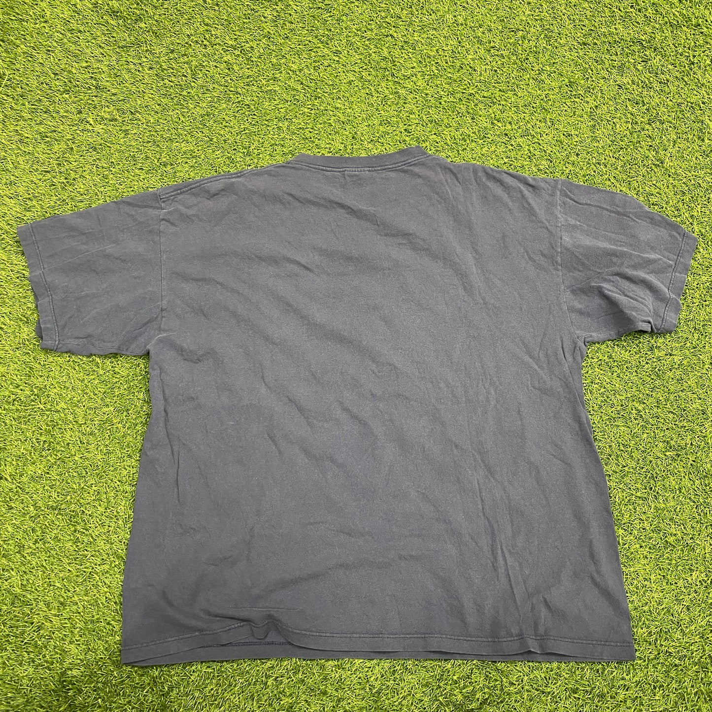 1990s Dever Broncos Football Conference Blue Tee Size XL USED v14869