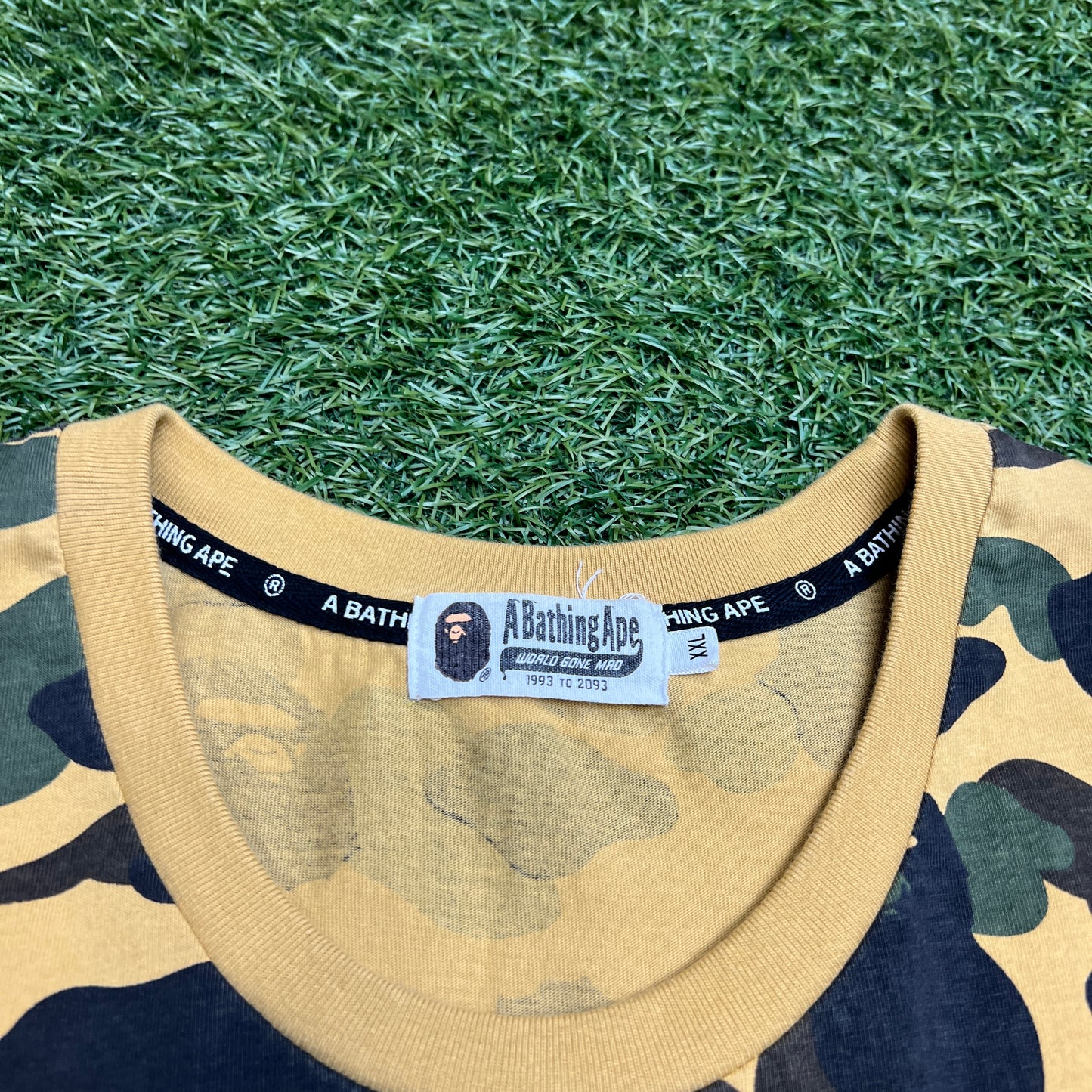 Bape A Bathing Ape Camo Tank Top Size XXL USED x8614