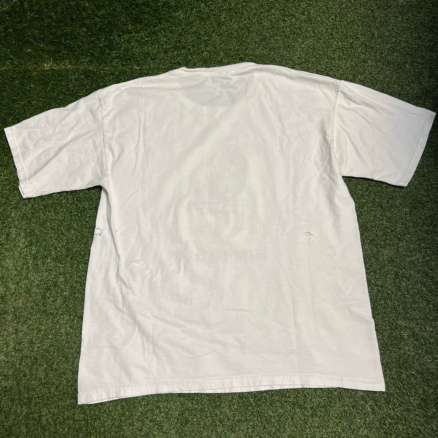 Y2K Bin Laden White "Bin Hidin" Tee Size XXL USED v15362