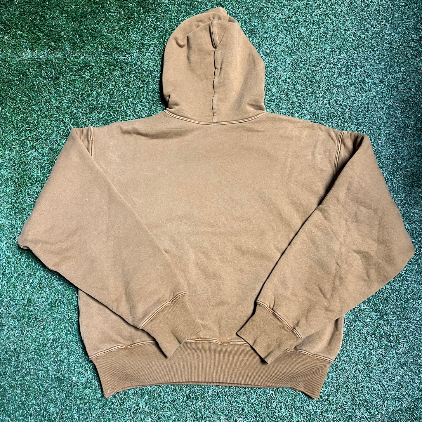 Yzy Gap Brown Double Layered Hoodie Size Medium USED x11857