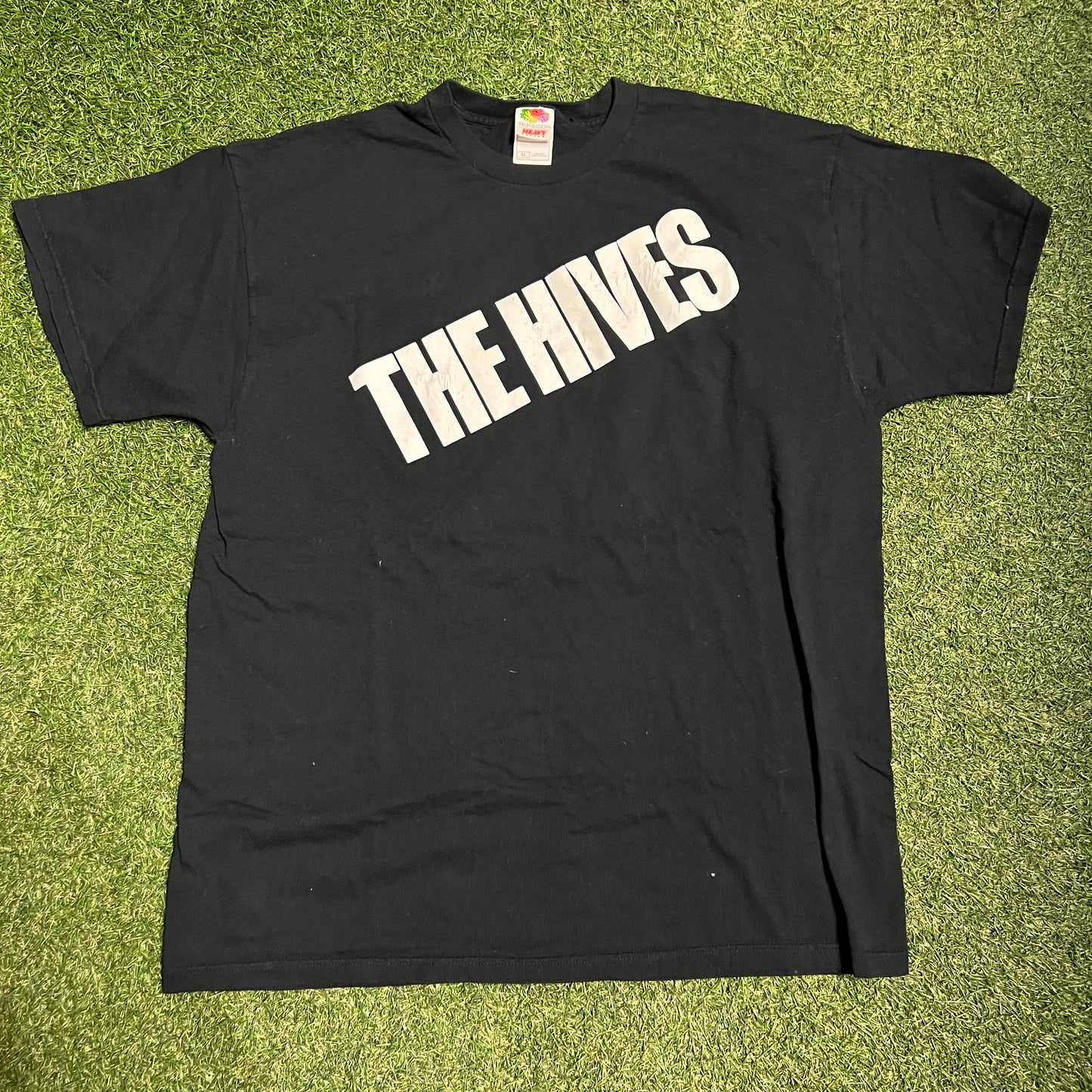 Y2K The Hives Black Band Tee Size XL USED v15400