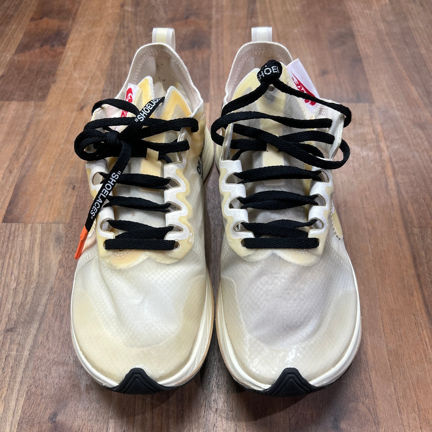 Nike Zoom Fly Off White White Size 6 USED s5000