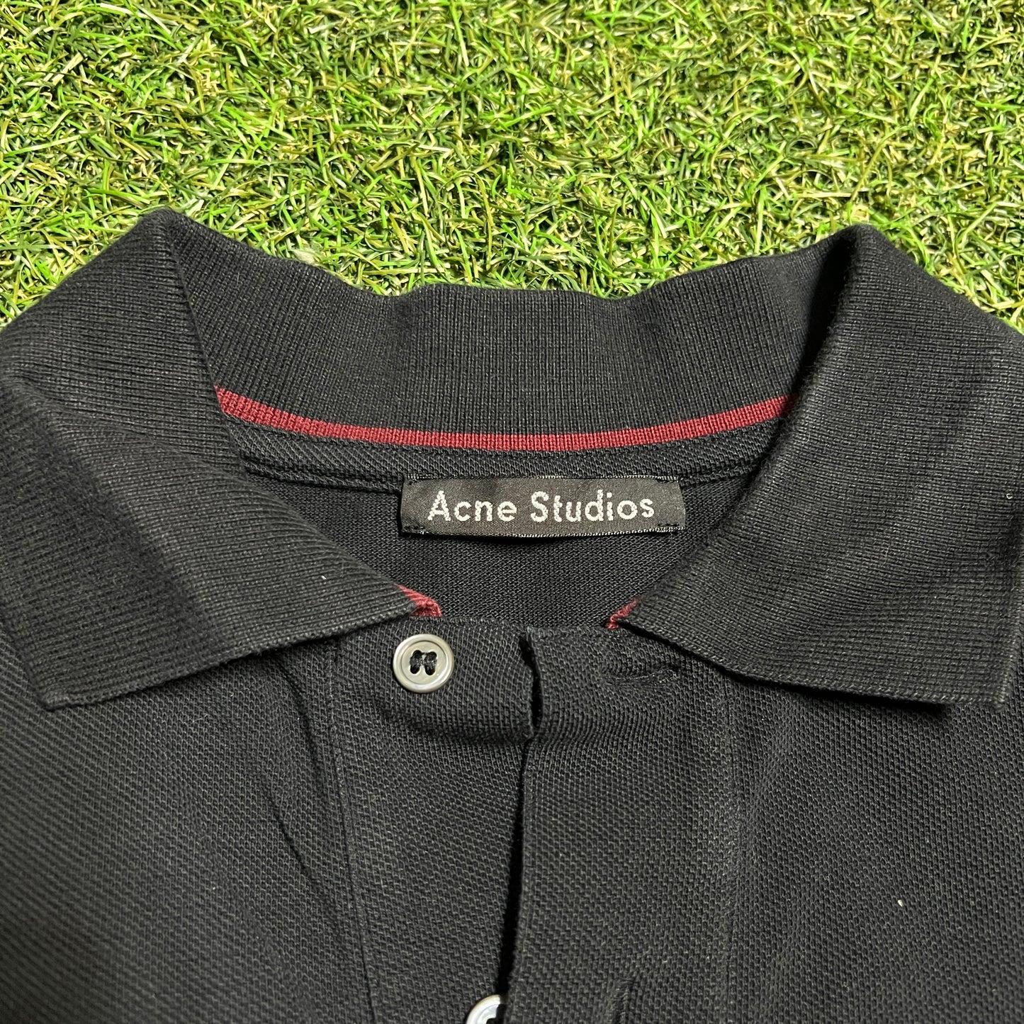 Acne Studios Black Polo Size XS USED x12908