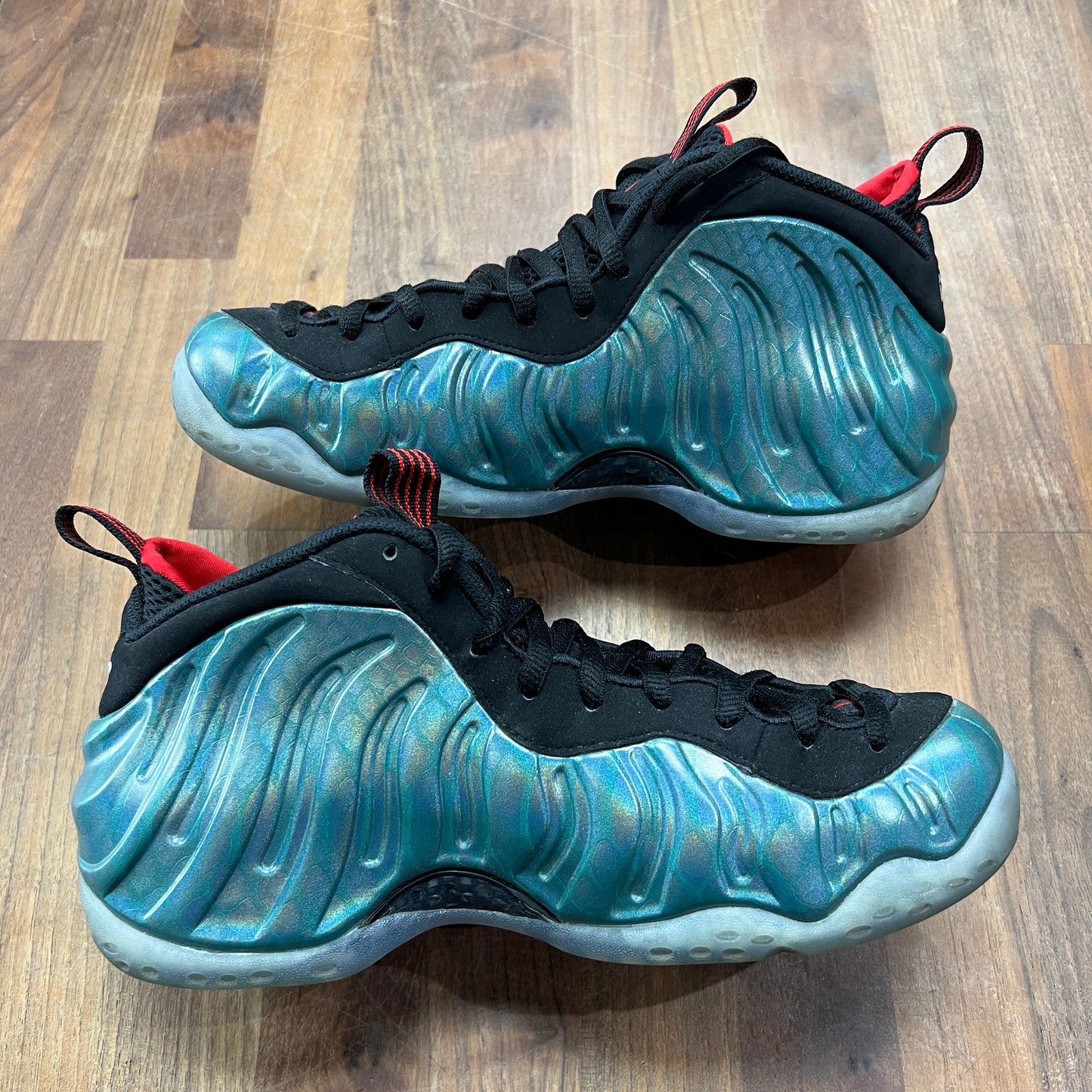 Nike Foamposite One Gone Fishing Size 9 USED s15200