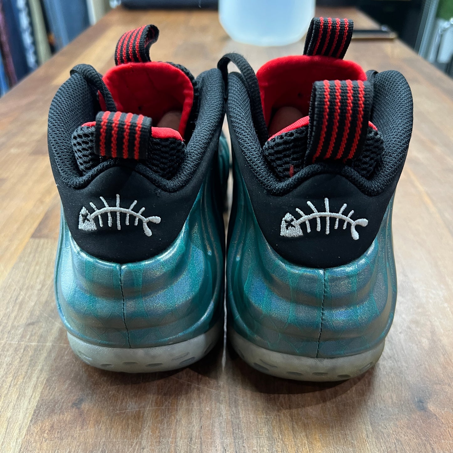 Nike Foamposite One Gone Fishing Size 9 USED s15200