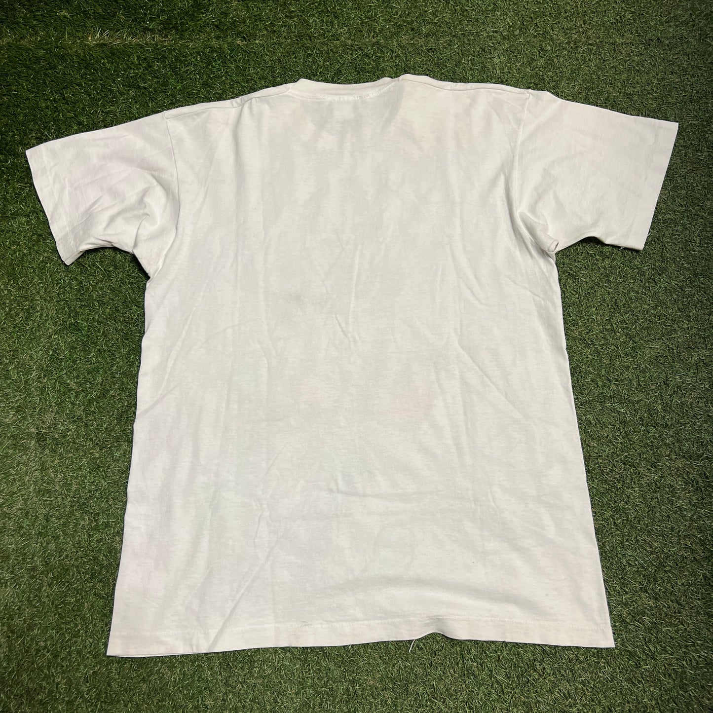 1990s Mickey Mouse vs. Crocodiles Art Tee White Size XL USED v15447