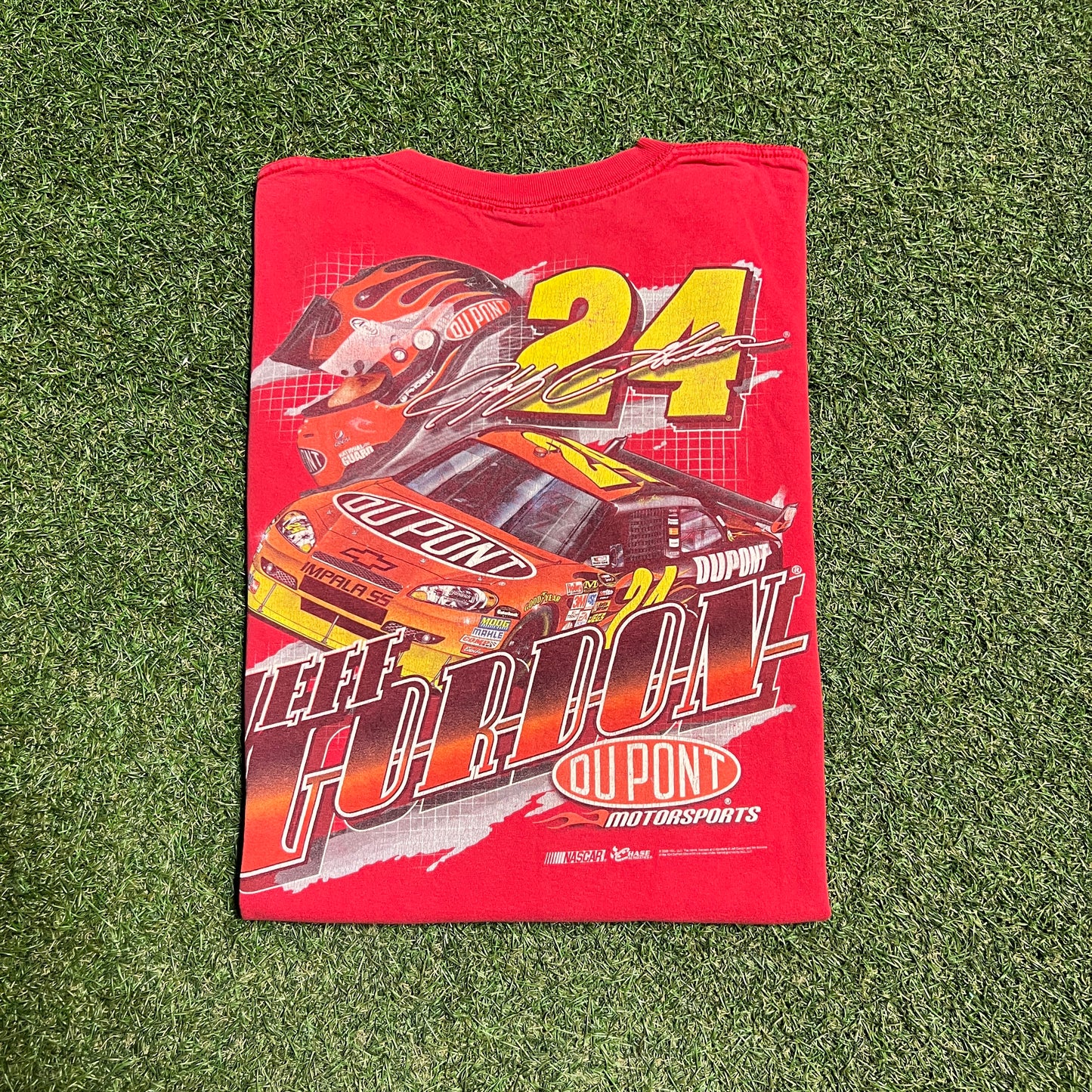 2000s Jeff Gordan Du Pont Red Tee Size XL USED v15486