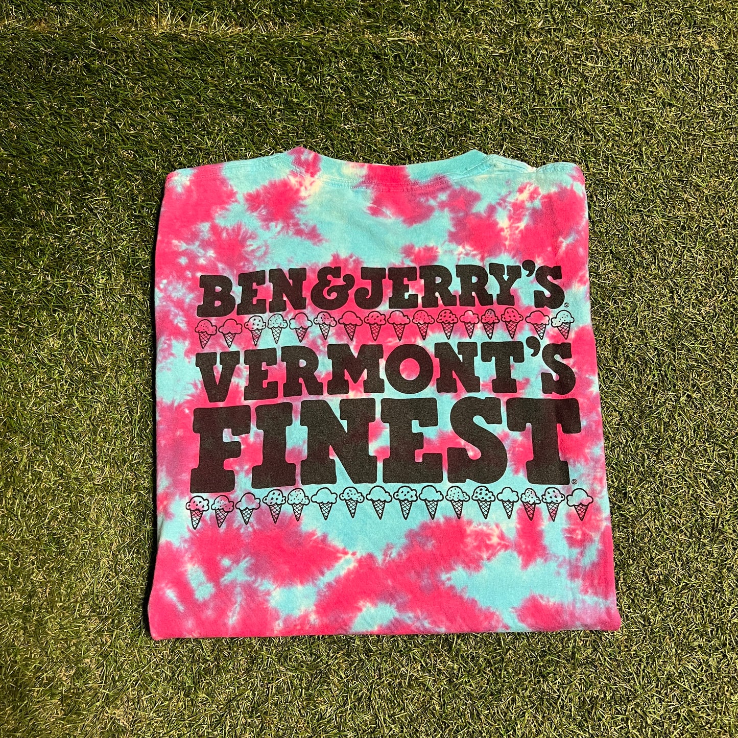 2000s Cherry Garcia Tie Dye Tee Size XL USED v15519