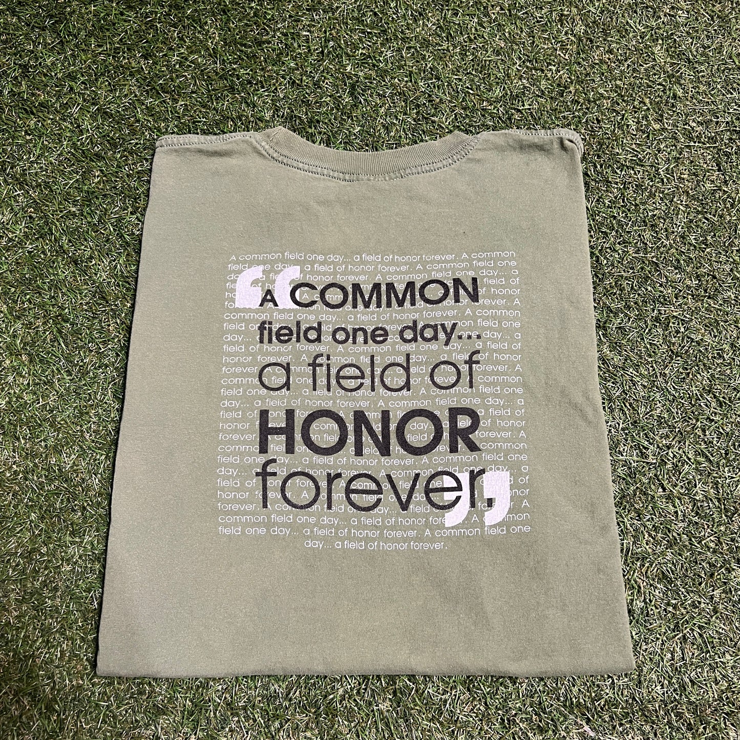 9/11 Flight 93 National Memorial Green Tee Size XL USED v14415