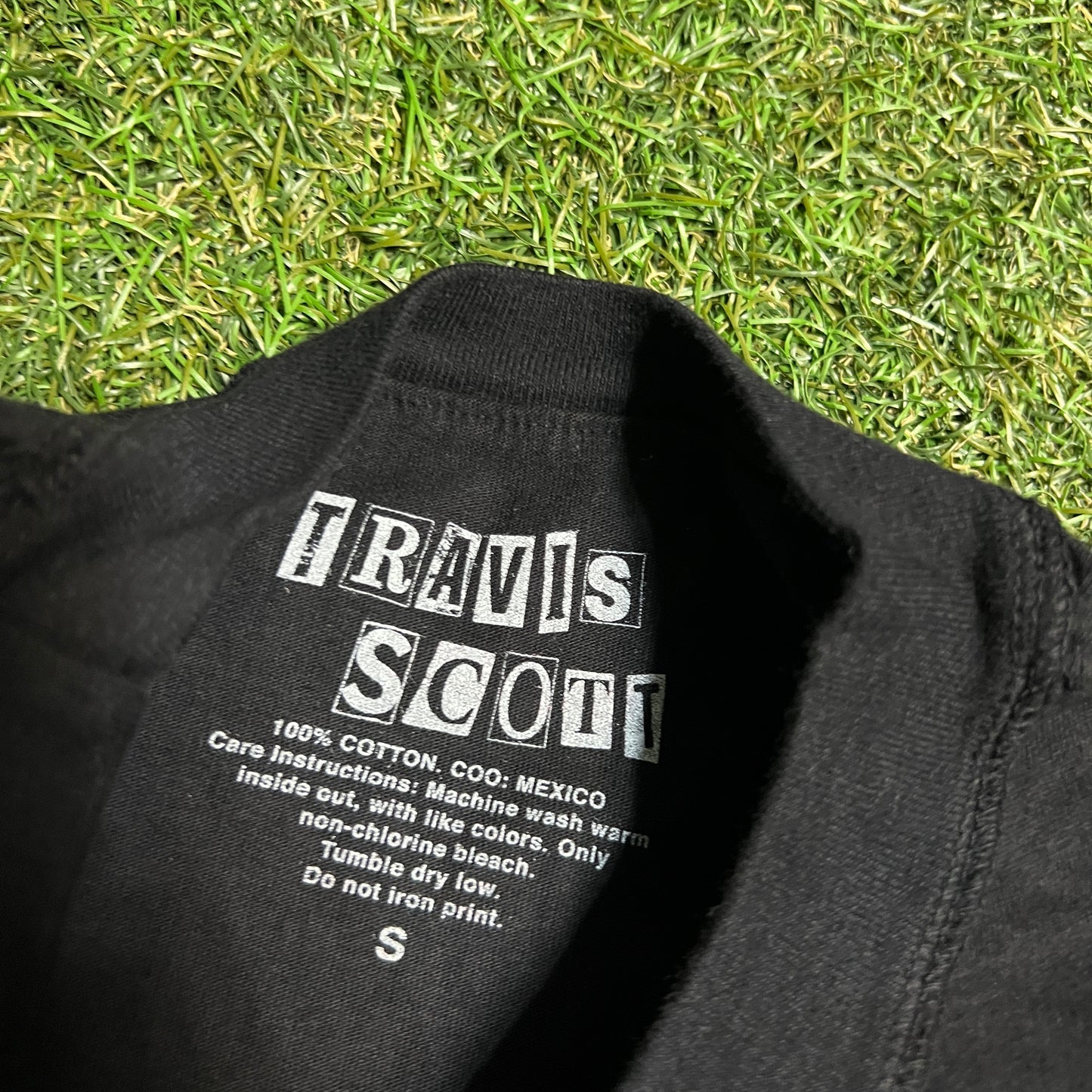2016 Travis Scott TS Birds The Ends Black Longsleeve Size Small USED x12994