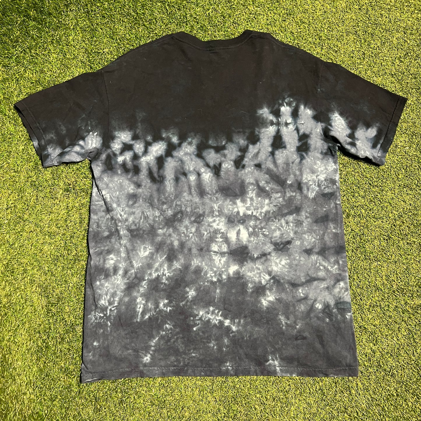 2006 ACDC For Chose About To Rock Blue Tie Dye Tee Size Large USED v15562