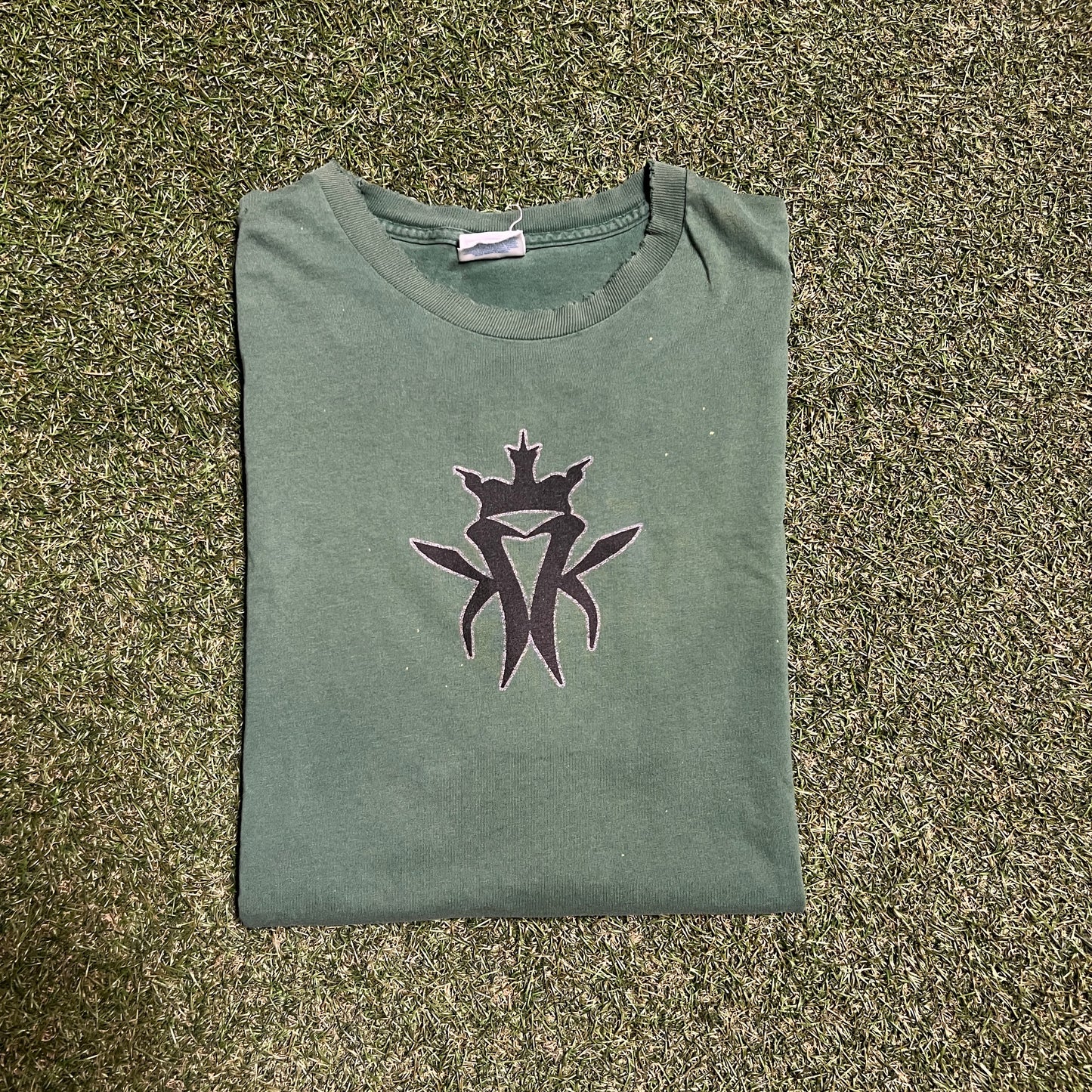 Y2K Kottonmouth Kings Green Logo Tee Size XL USED v15609
