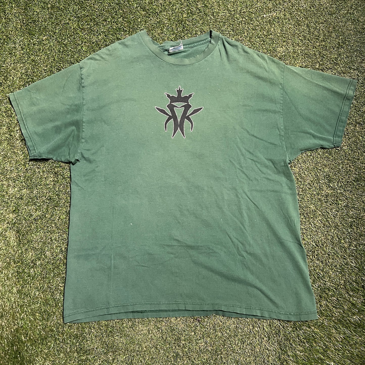 Y2K Kottonmouth Kings Green Logo Tee Size XL USED v15609